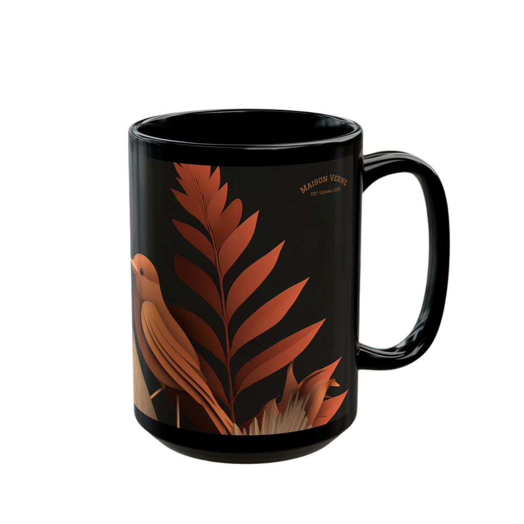 Coffee cup "Amber Serenade" - Golden Autumn No. 07