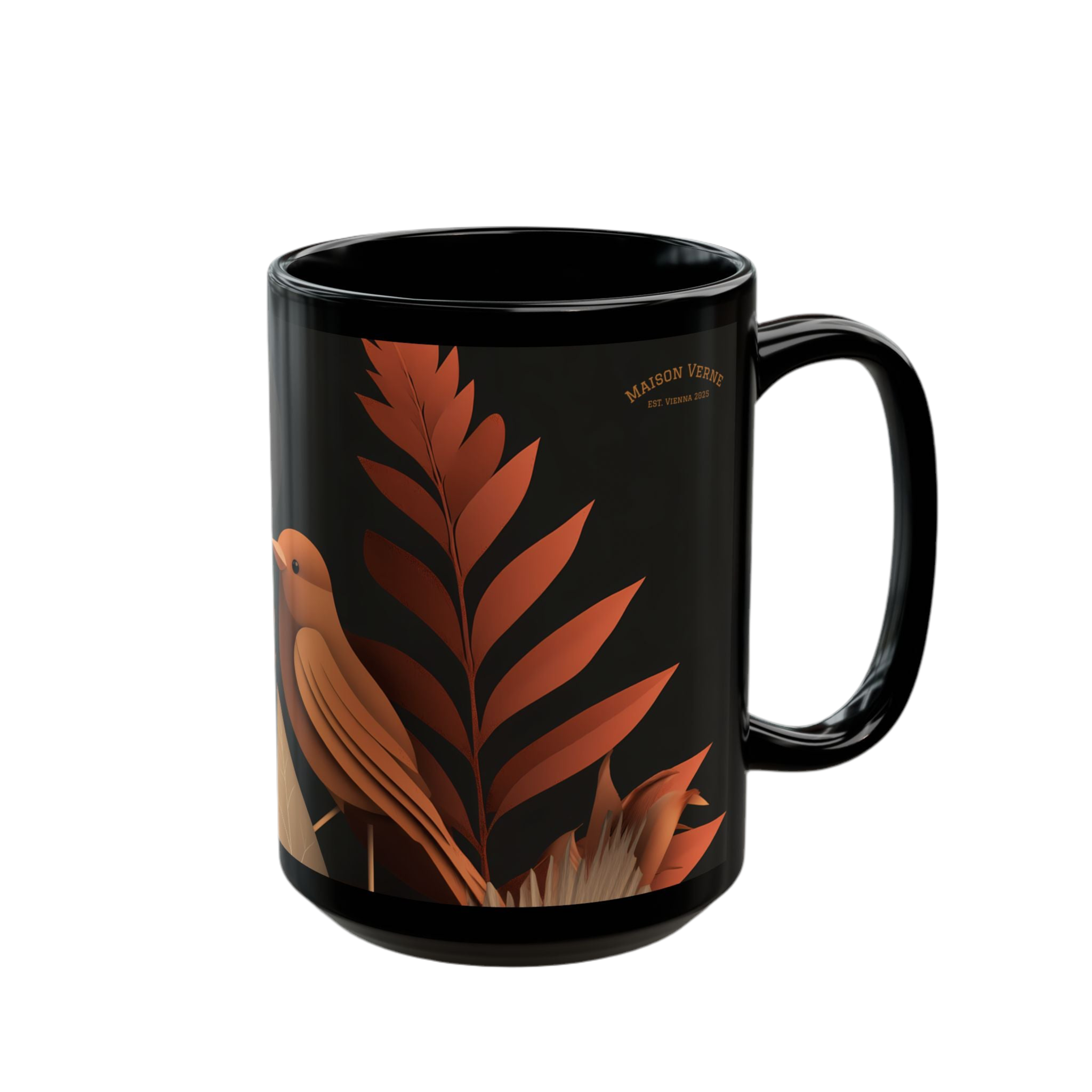 Coffee cup "Amber Serenade" - Golden Autumn No. 07
