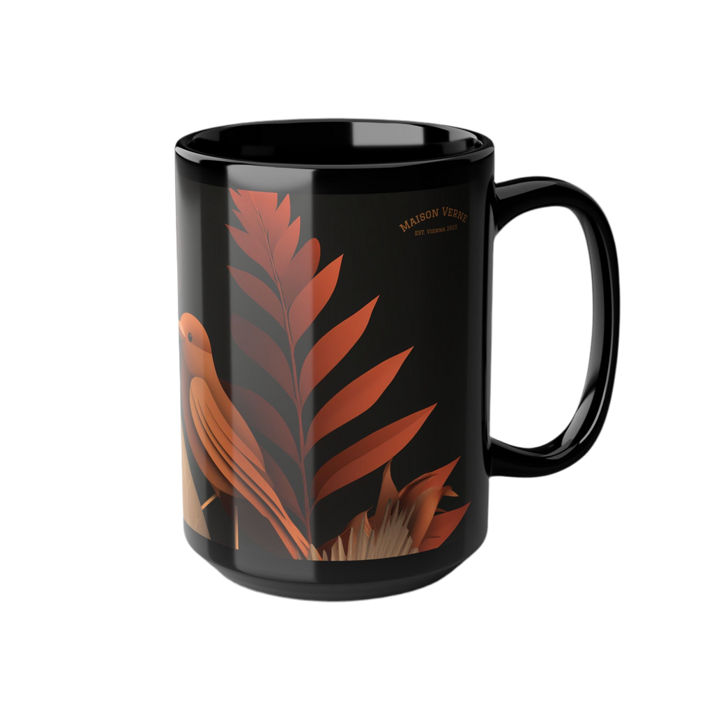 Coffee cup "Amber Serenade" - Golden Autumn No. 07