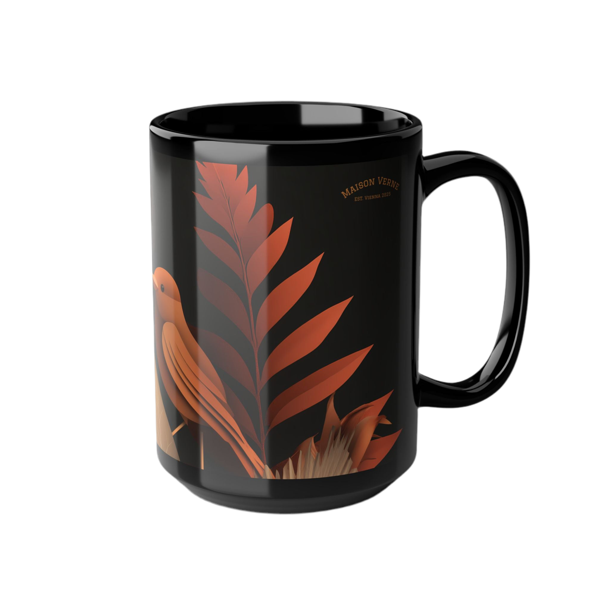 Coffee cup "Amber Serenade" - Golden Autumn No. 07
