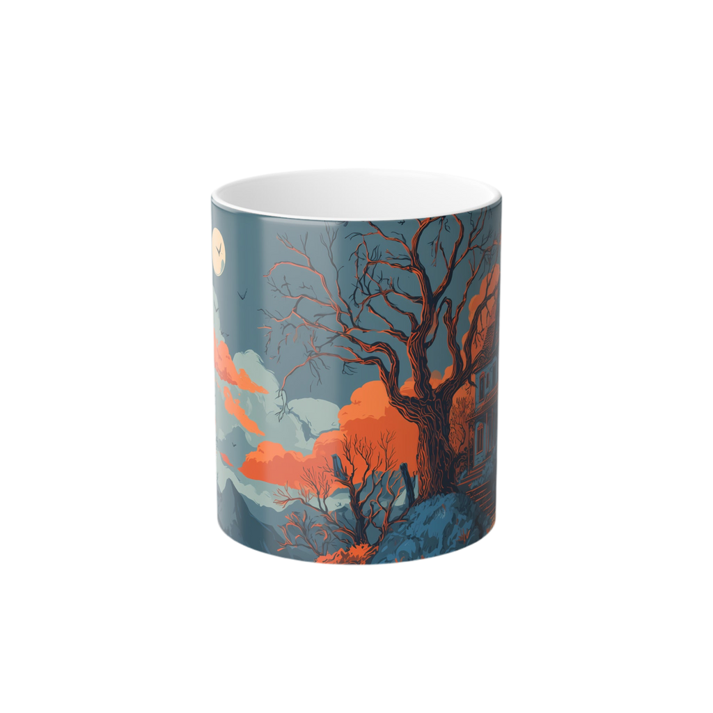 Maison Verne Halloween Ltd. Edition Zaubertasse "Moonlit Manor" - 🎃👻 Wicked Elegance No. 30 👻🎃