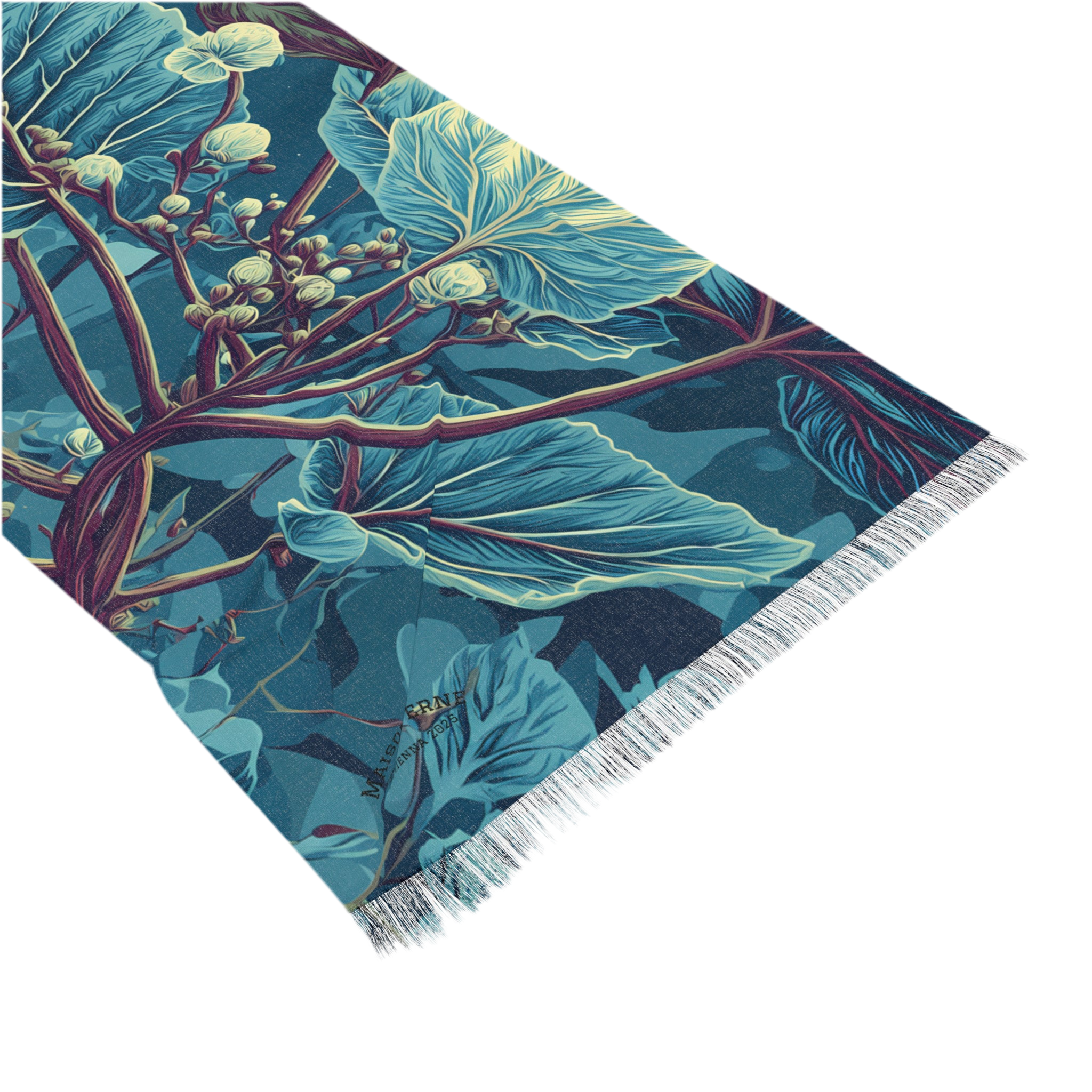 Lightweight scarf "Galactic Veins" - Cosmic Botanicals No. 89