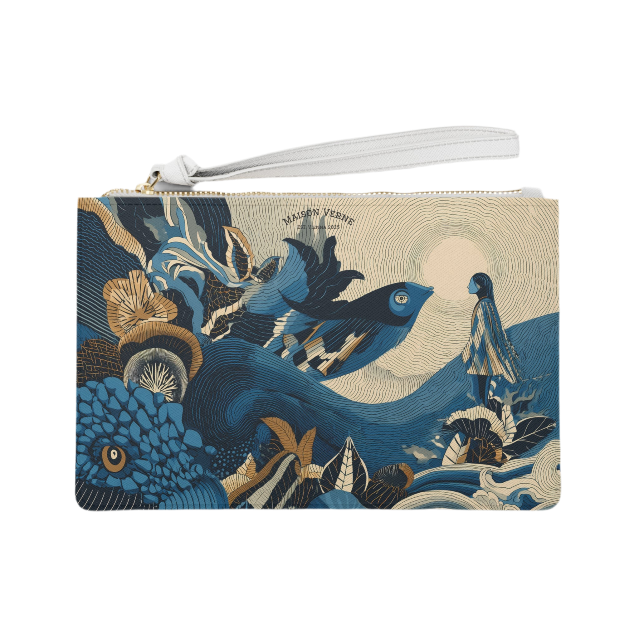 Clutch Bag "Where the Ocean Speaks" - Opal Depths No. 35