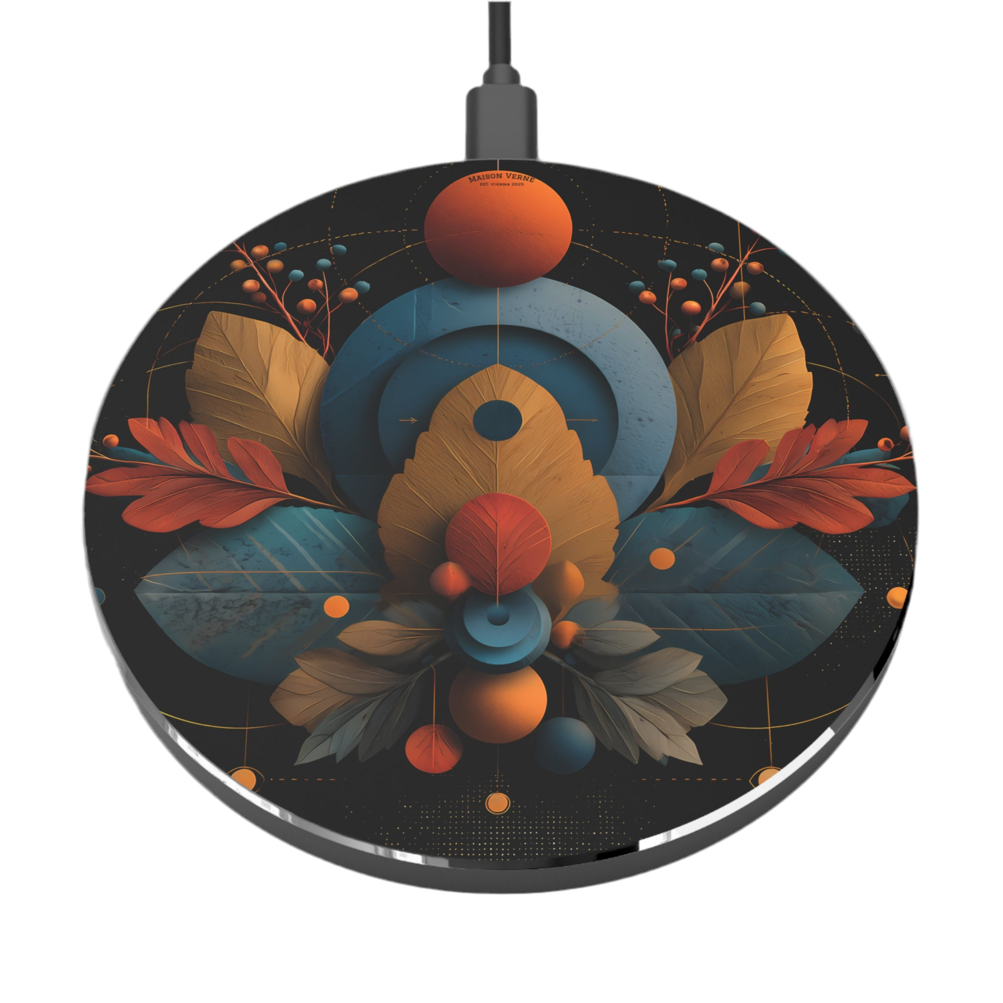 Maison Verne Wireless Charger "Equinox Symphony" - Golden Autumn No. 32