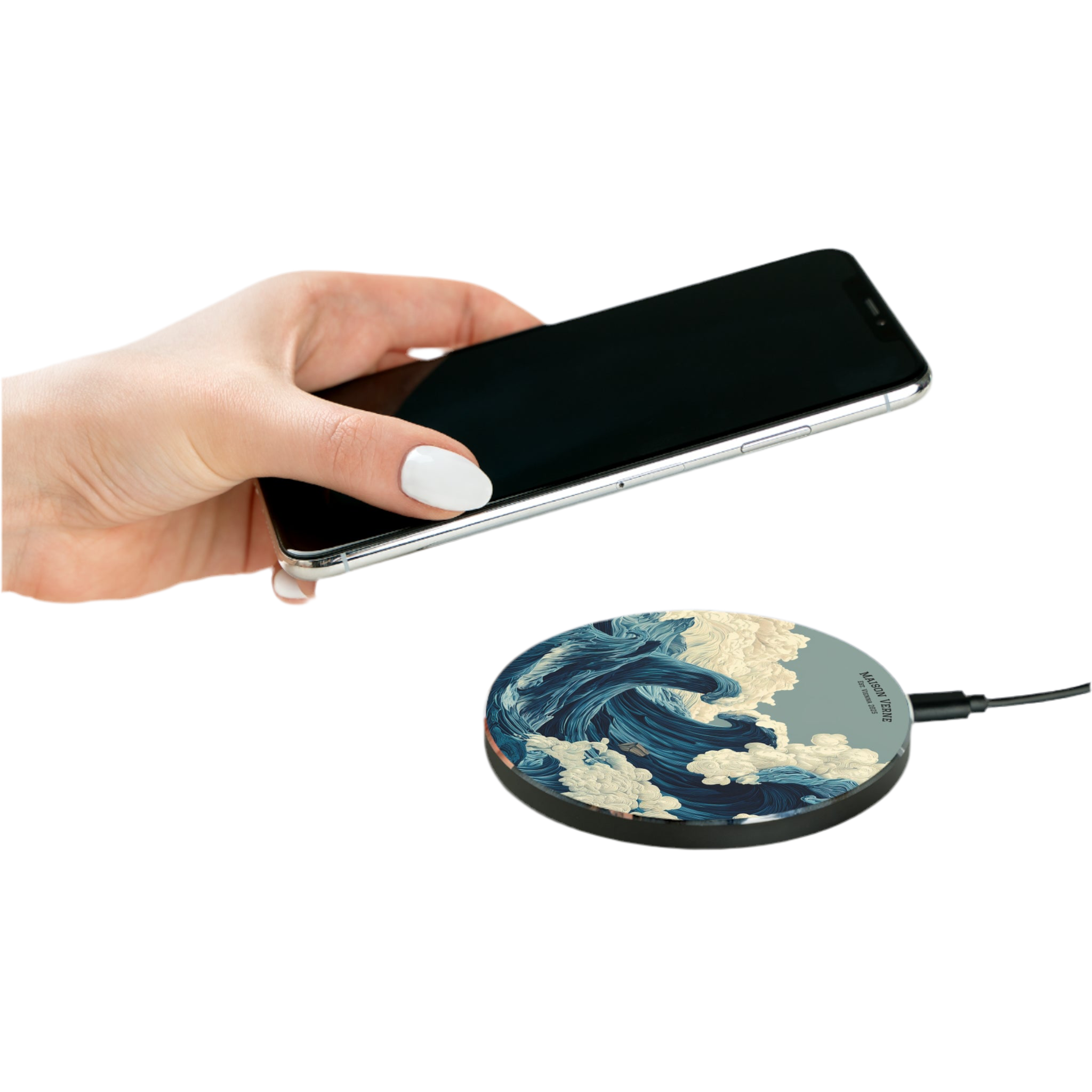 Maison Verne Wireless Charger "Tempest's Embrace" - Opal Depths No. 38