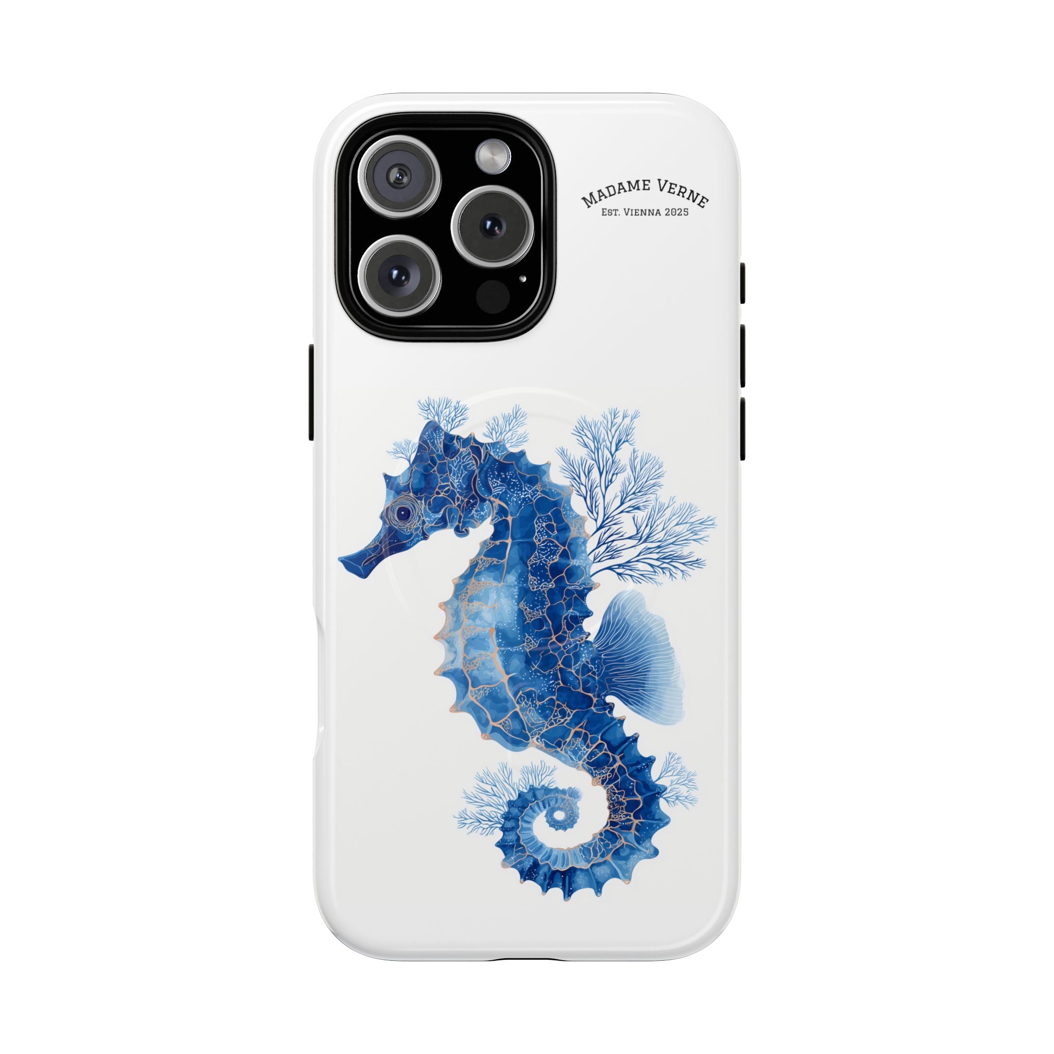 MagSafe iPhone Case "Azure Sentinel" - Opal Depths No. 32