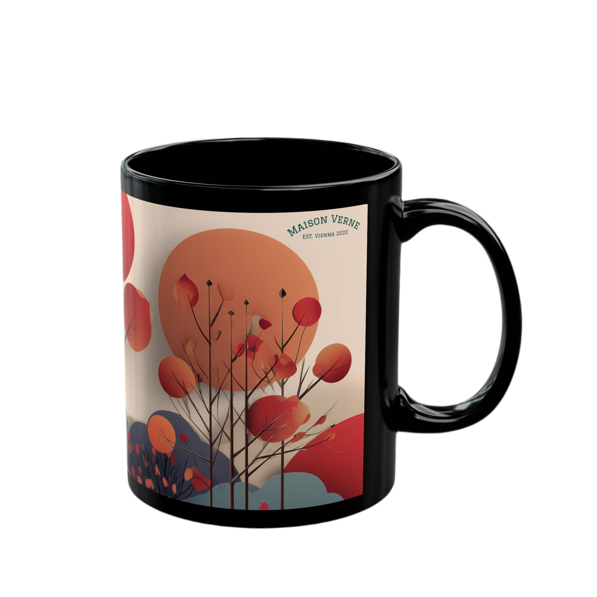 Coffee cup "Amber Horizon" - Golden Autumn No. 72
