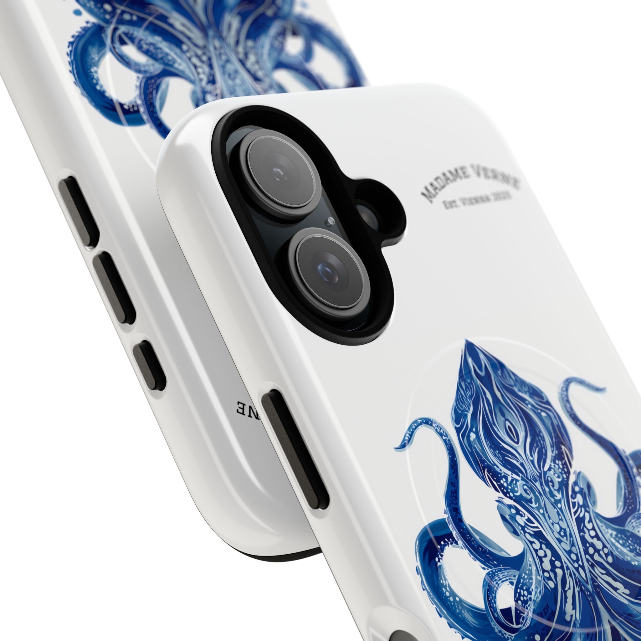 MagSafe iPhone Case "Deep Blue Bloom" - Opal Depths No. 32