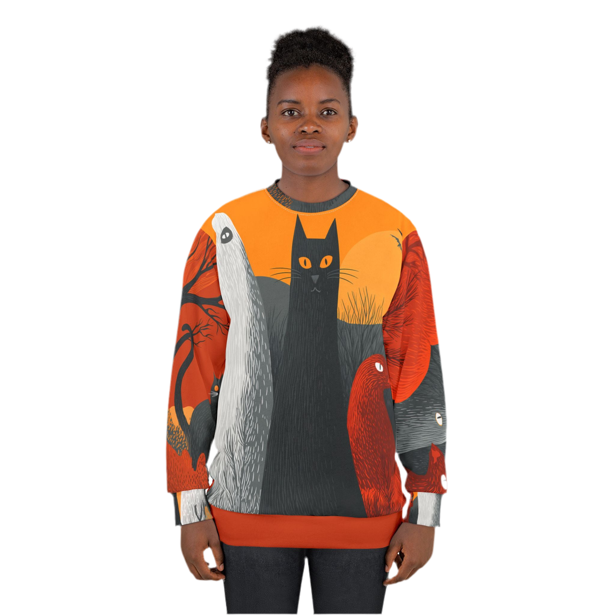 Maison Verne Halloween Ltd. Edition Sweatshirt "Twilight Watchers" - 🎃👻 Wicked Elegance No. 20 👻🎃
