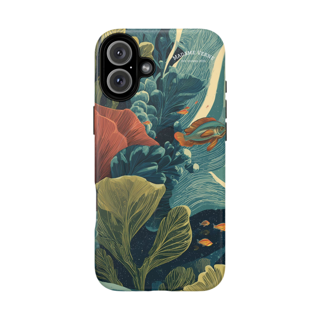 Maison Verne MagSafe iPhone-Schutzhülle "Celestial Reef" - Cosmic Botanicals No. 66