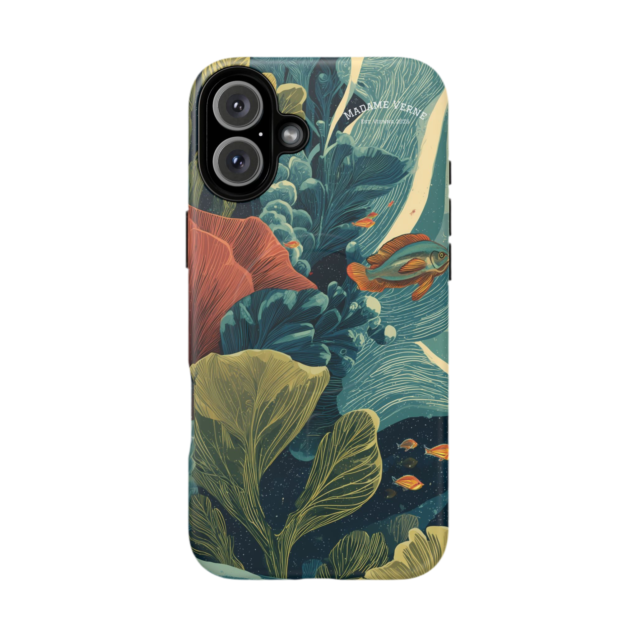 Maison Verne MagSafe iPhone-Schutzhülle "Celestial Reef" - Cosmic Botanicals No. 66