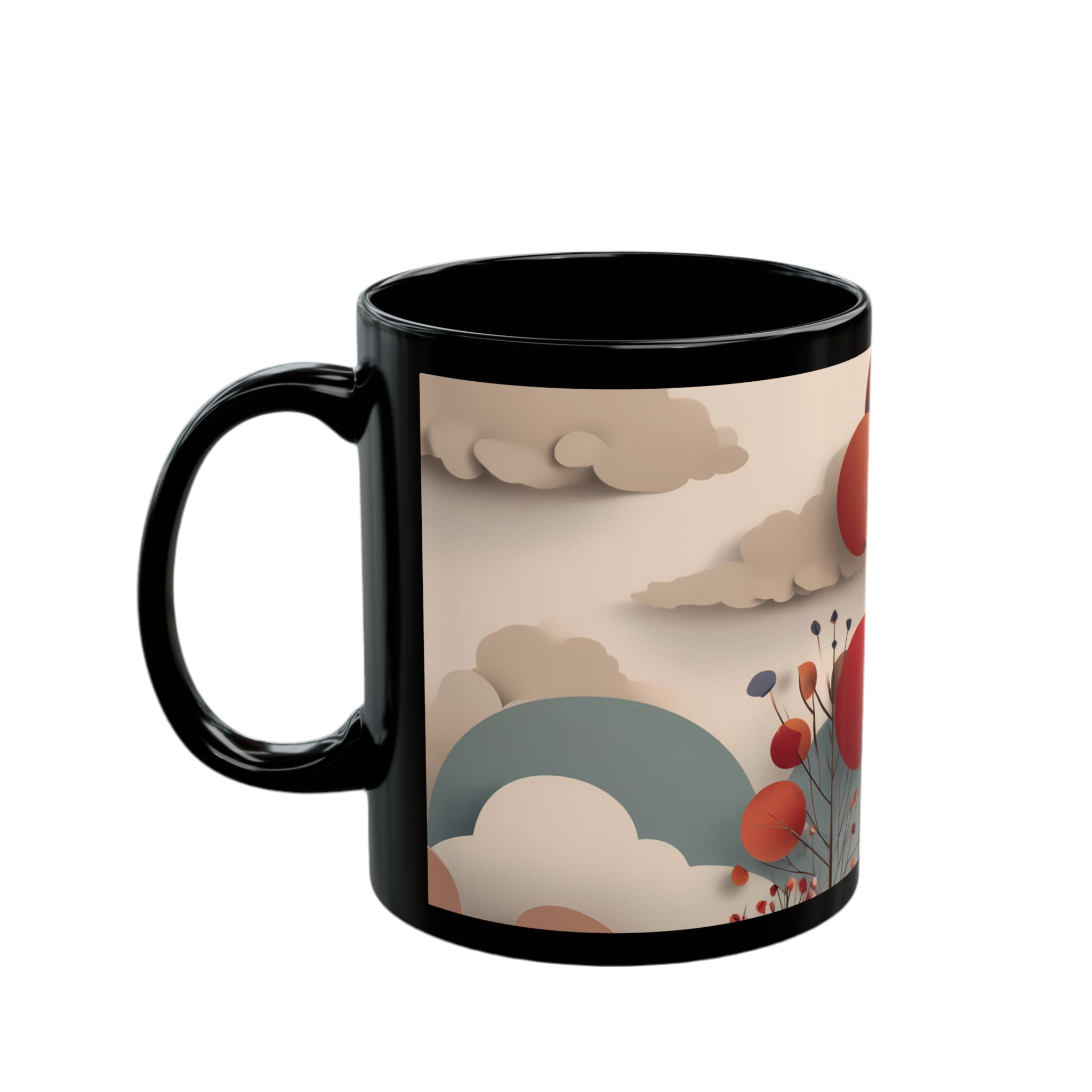 Coffee cup "Amber Horizon" - Golden Autumn No. 72