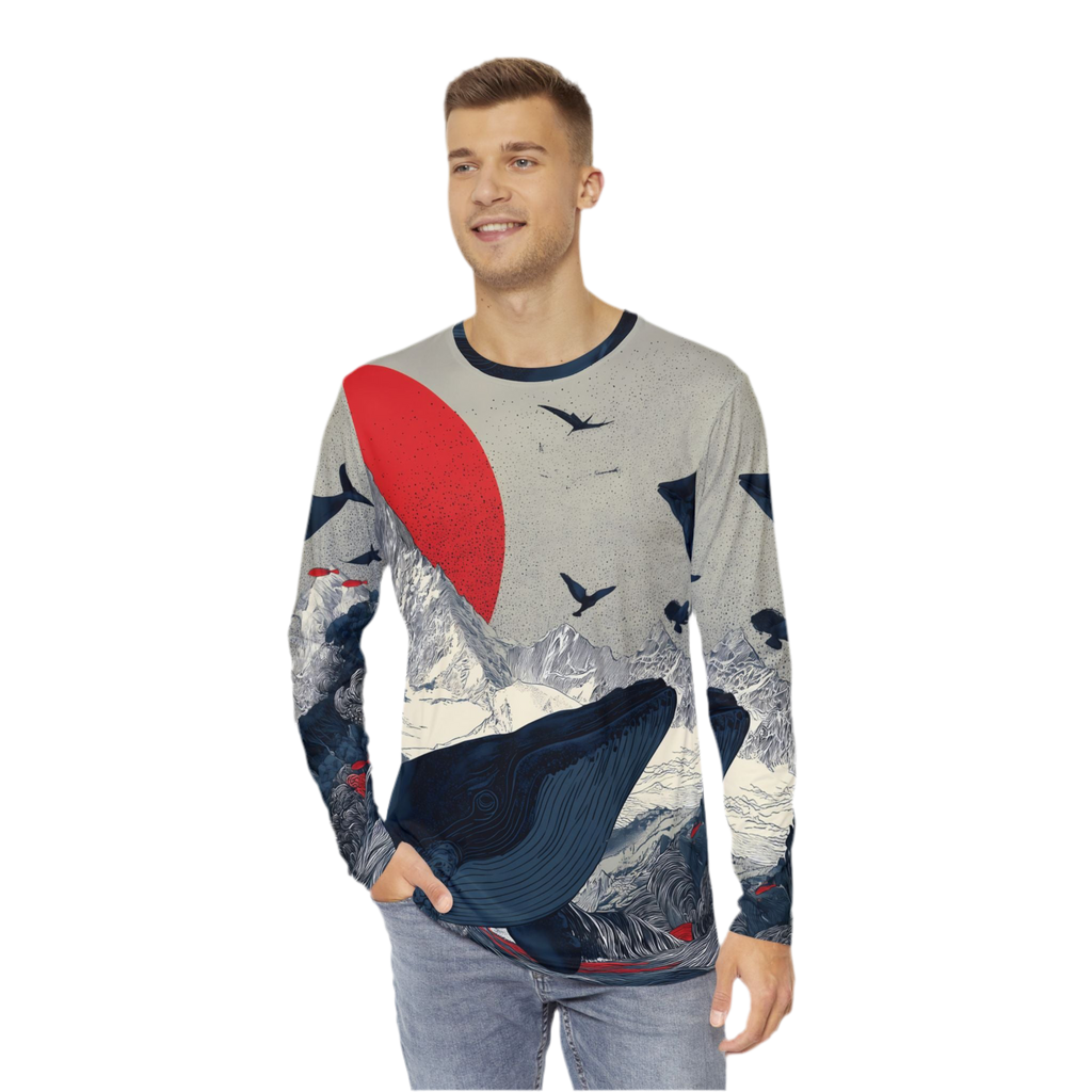 Maison Verne Männer Long Sleeve Shirt - Opal Depths No. 36