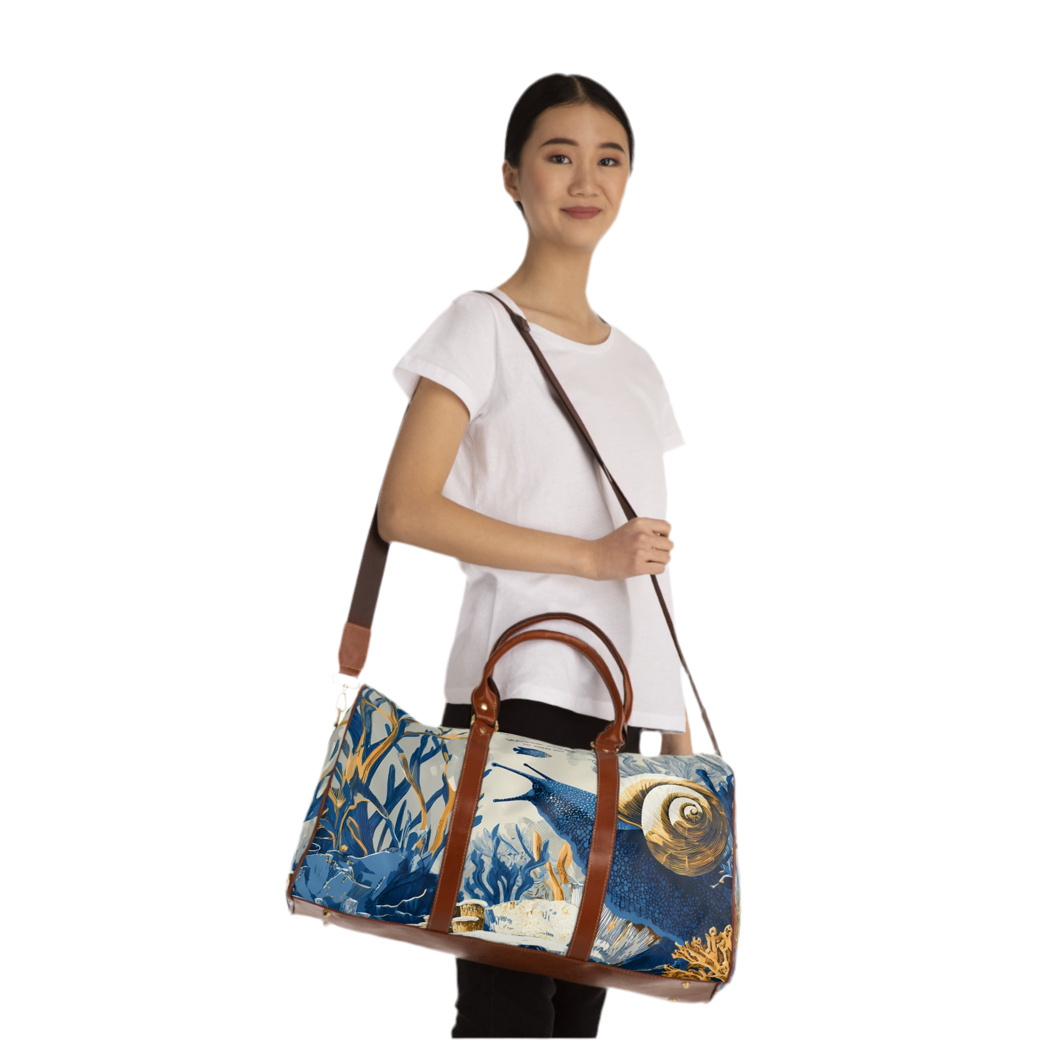 Travel bag "Golden Drift" - Opal Depths No. 23