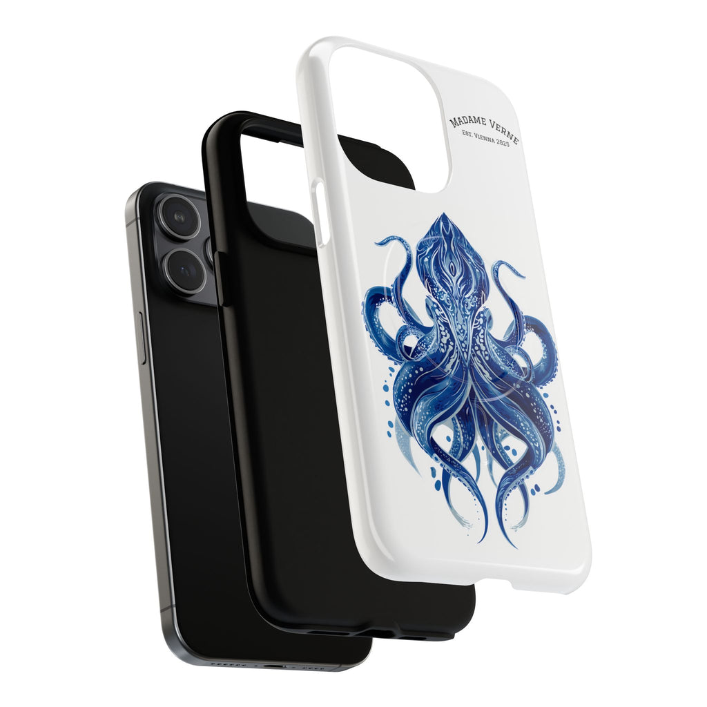 MagSafe iPhone Case "Deep Blue Bloom" - Opal Depths No. 32