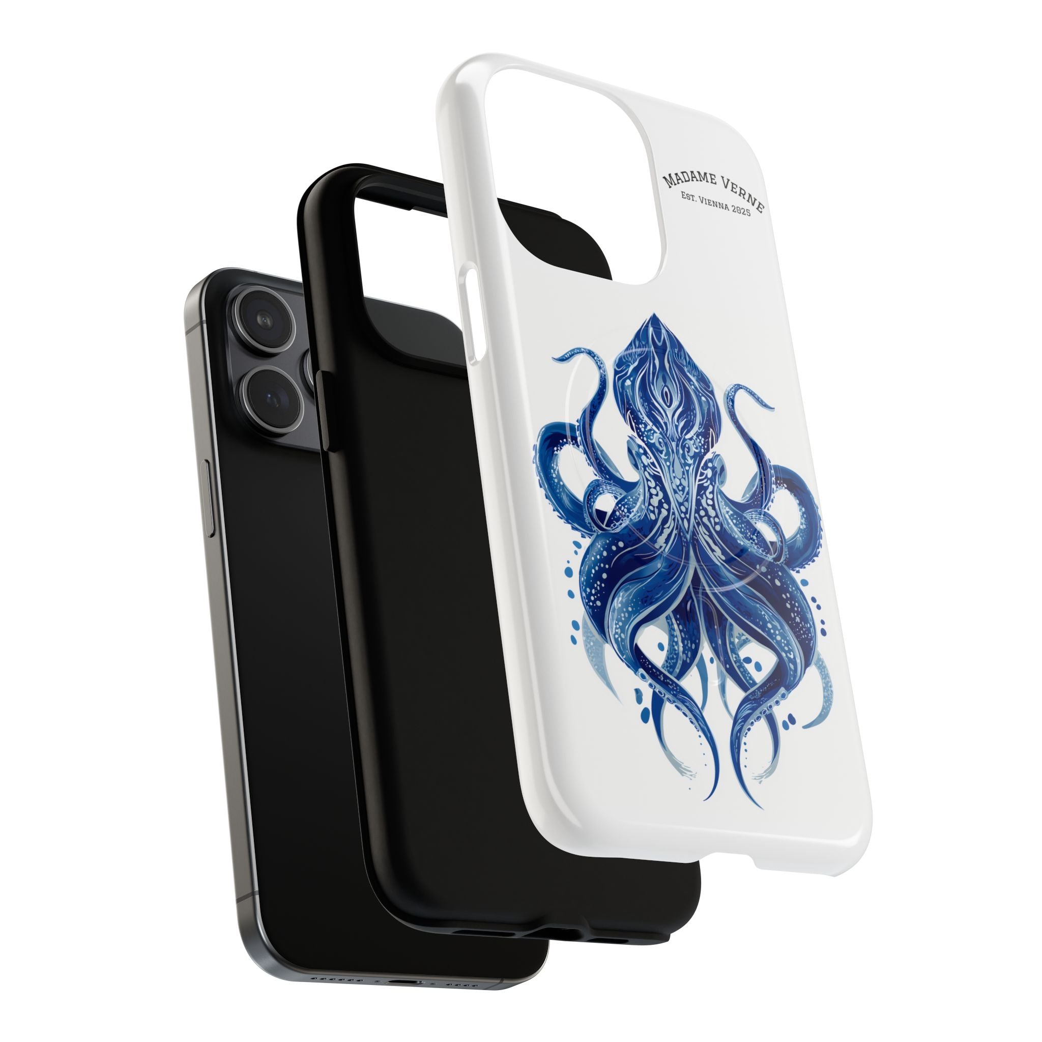 MagSafe iPhone Case "Deep Blue Bloom" - Opal Depths No. 32
