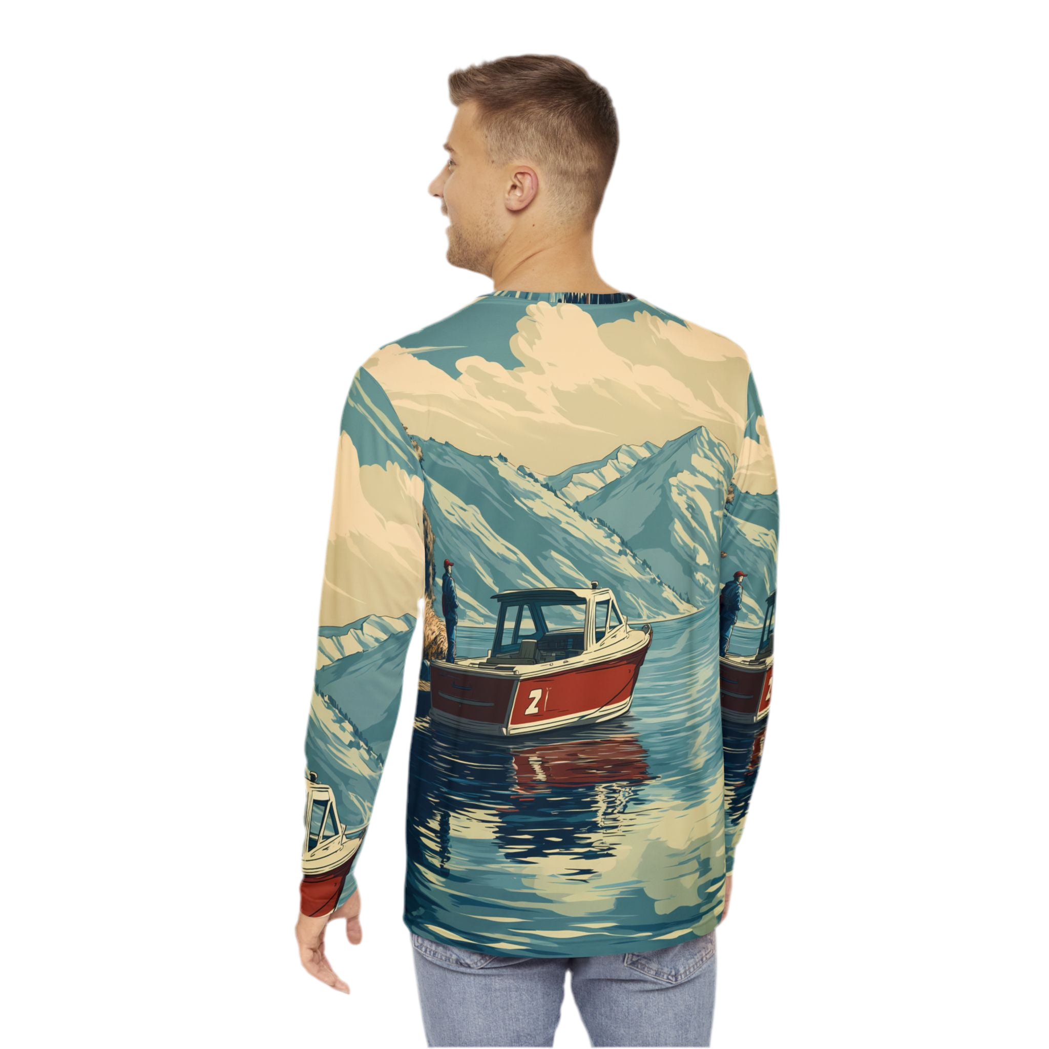 Maison Verne Männer Long Sleeve Shirt - Below & Beyond No. 03