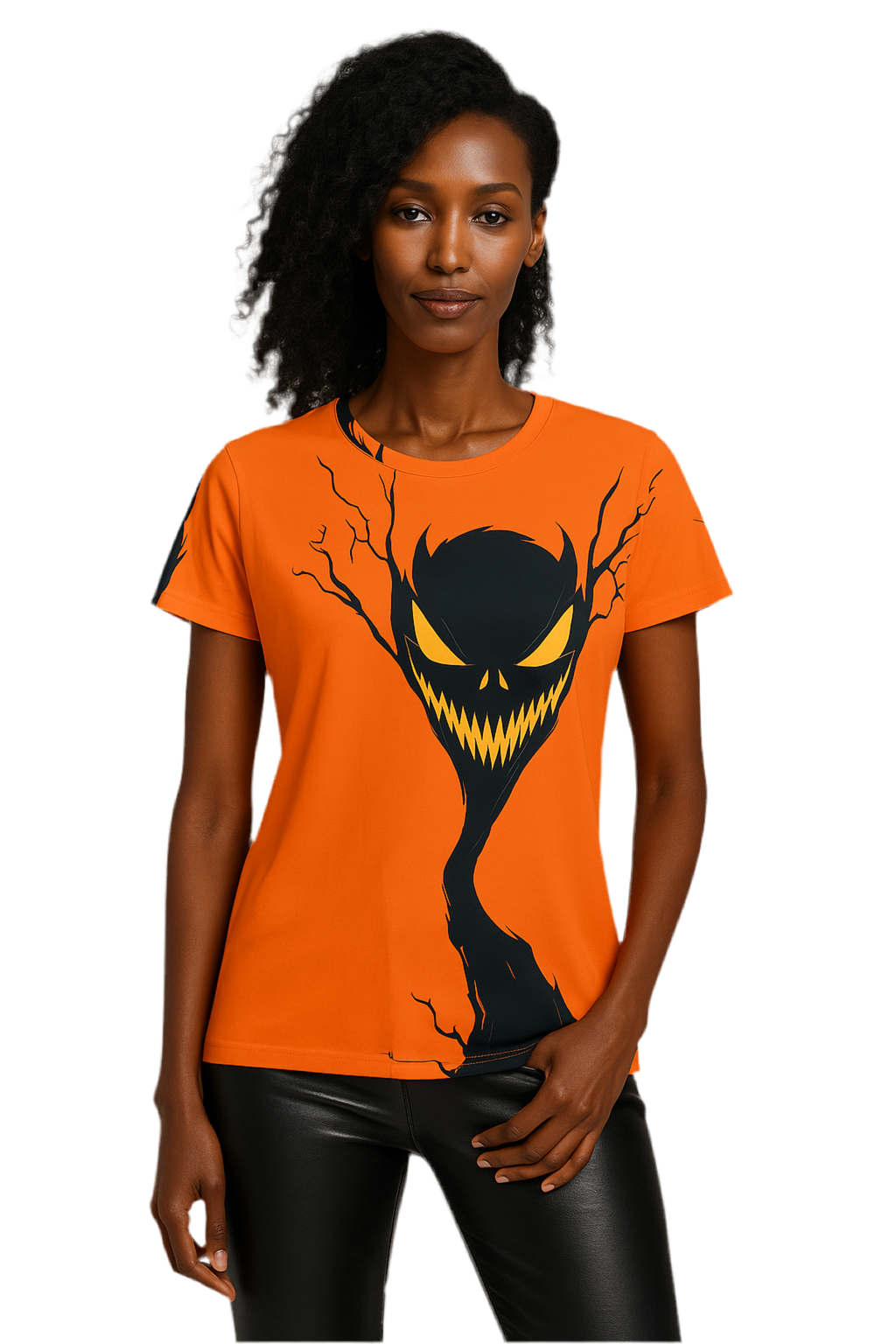 Maison Verne Halloween Ltd. Edition Damen Shirt "The Grinning Tree" - 🎃👻 Wicked Elegance No. 26 👻🎃