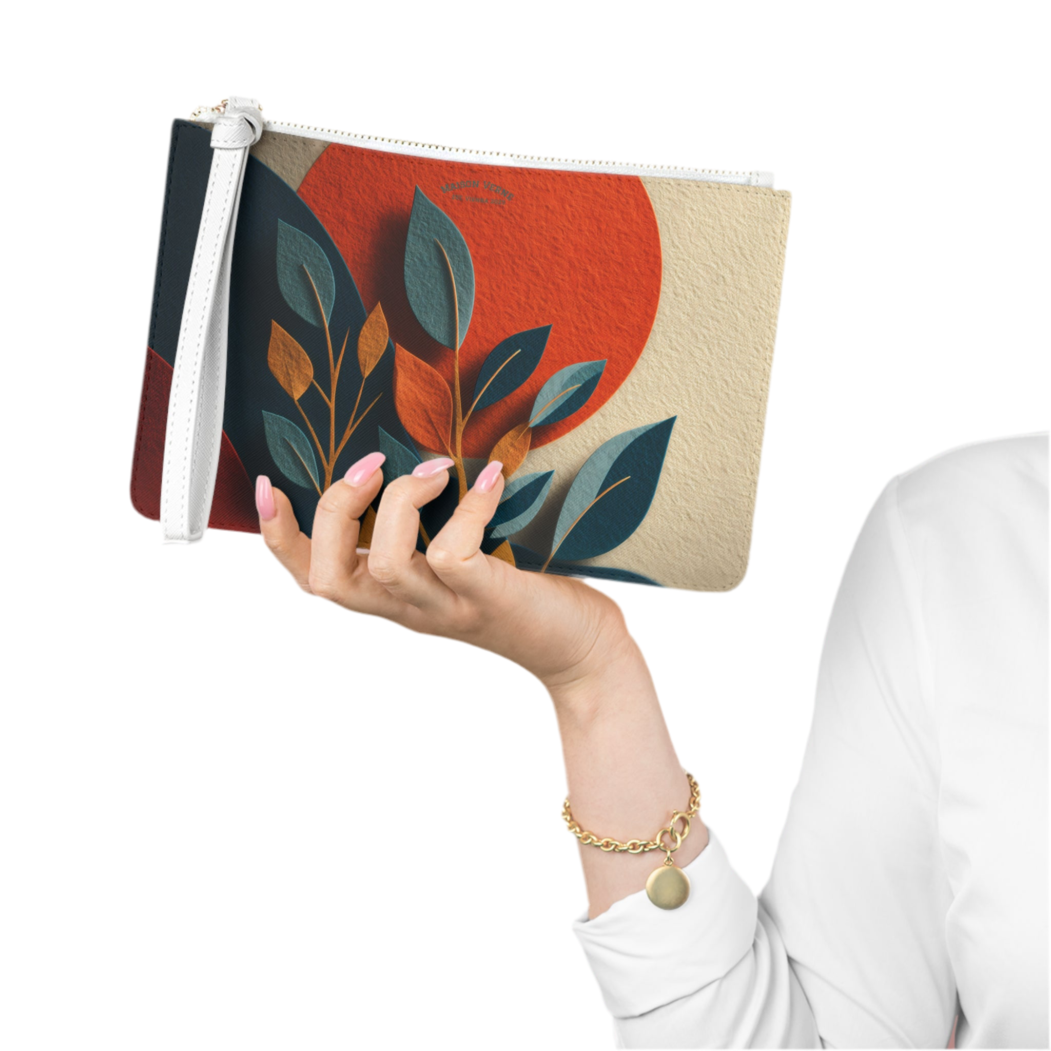 Clutch Bag "Sunlit Leaves" - Golden Autumn No. 48