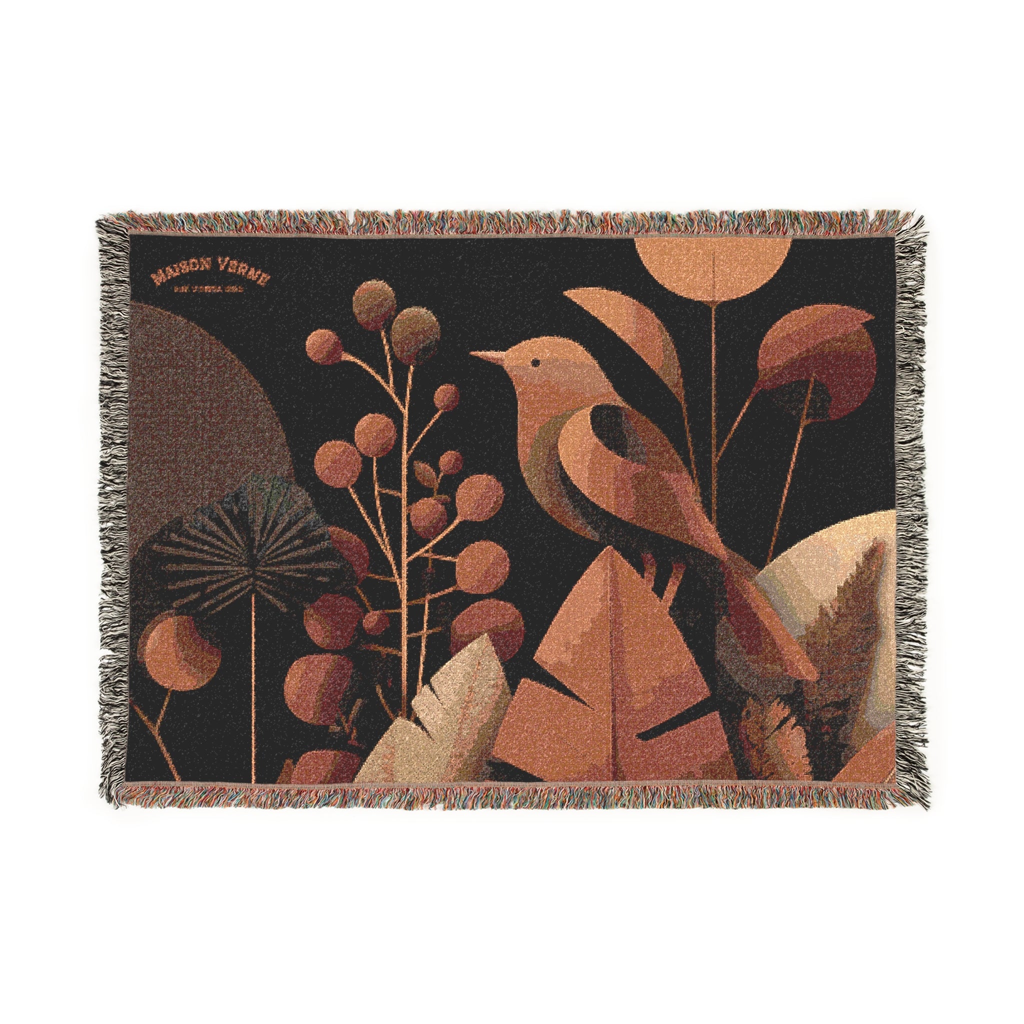 Maison Verne Gewebte Kuscheldecke "Harvest Melody" - Golden Autumn No. 18