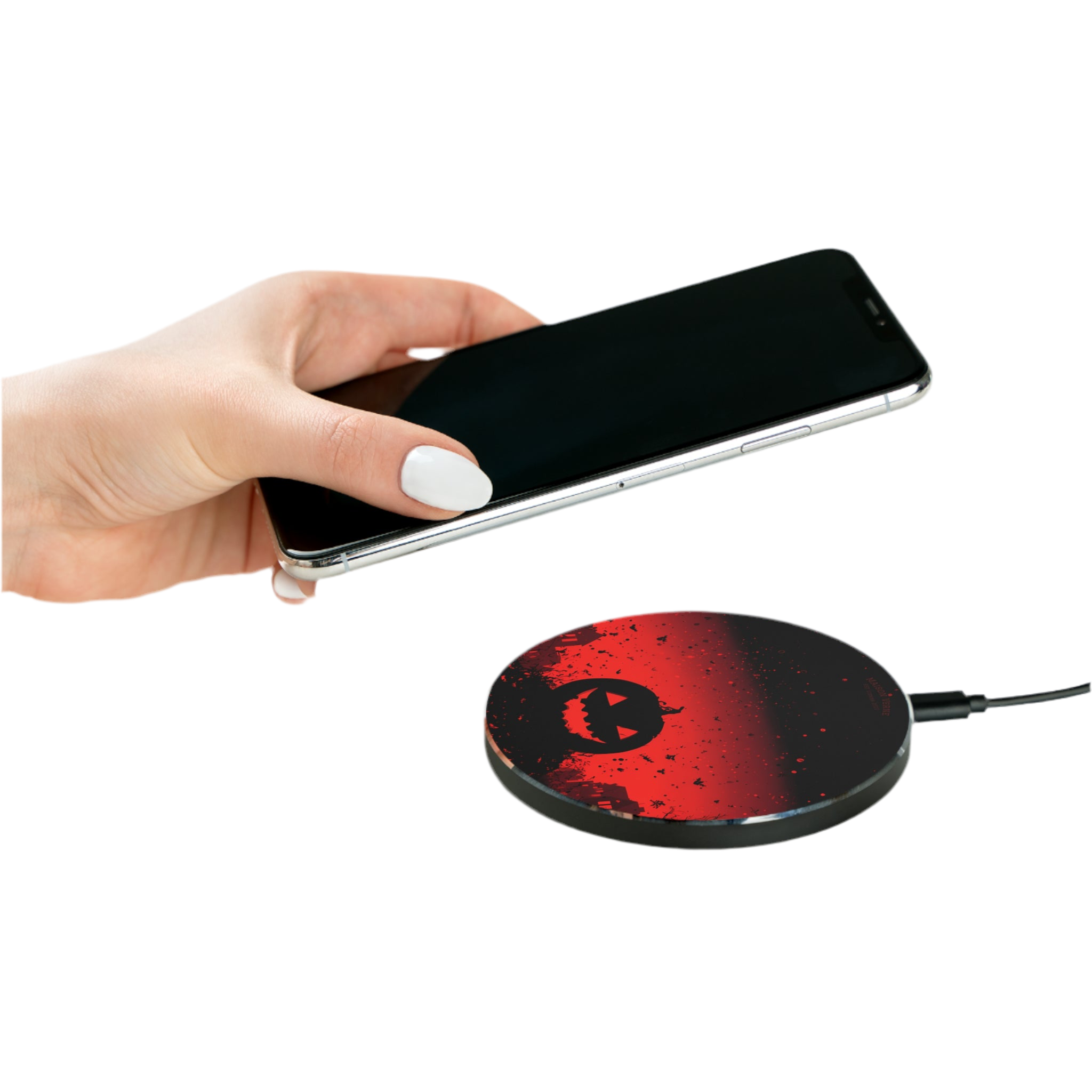 Maison Verne Halloween Ltd. Edition Wireless Charger "The Pumpkin Reign" - 🎃👻 Wicked Elegance No. 50 👻🎃