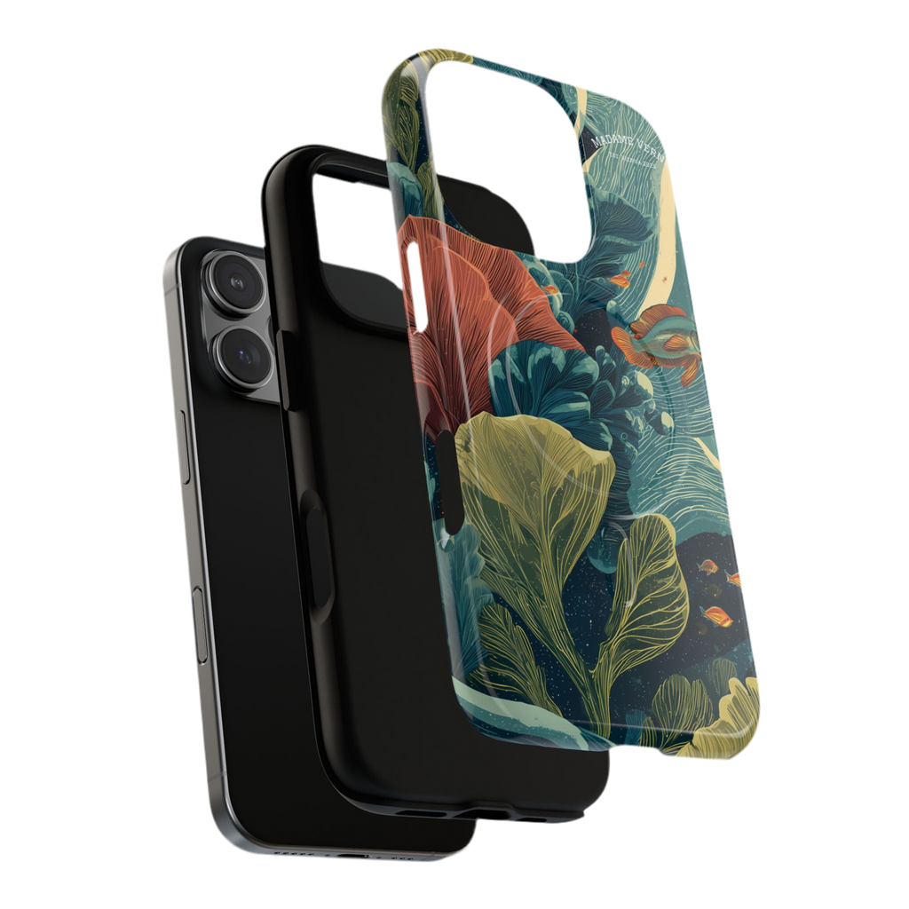 Maison Verne MagSafe iPhone-Schutzhülle "Celestial Reef" - Cosmic Botanicals No. 66