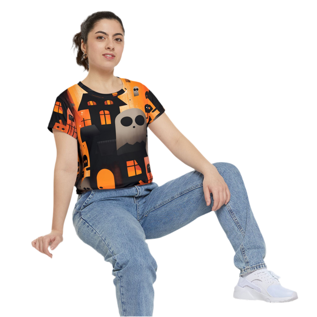 Maison Verne Halloween Ltd. Edition Damen Shirt "Haunted Manor" - 🎃👻 Wicked Elegance No. 58 👻🎃
