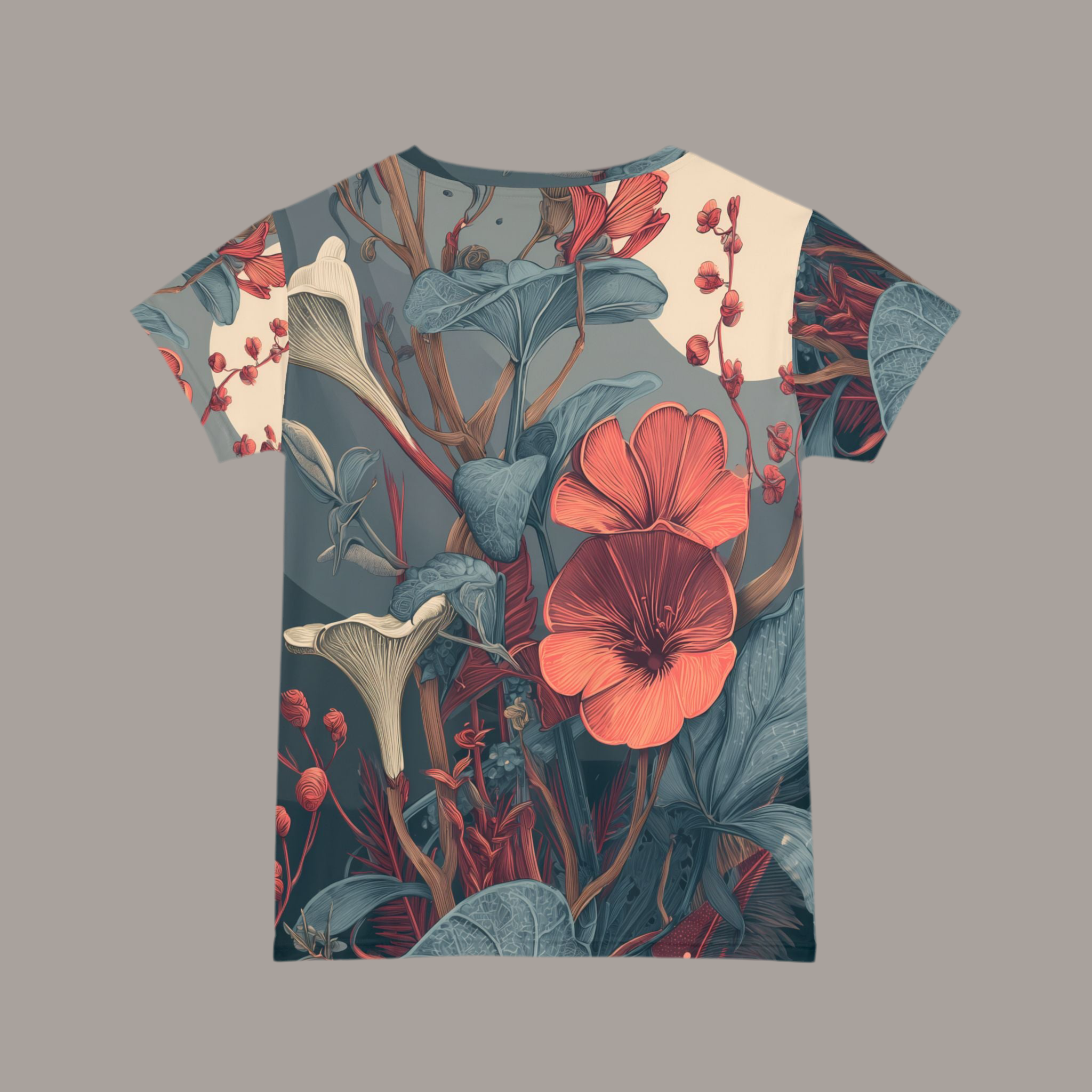 Maison Verne Damen Shirt "Lunar Bloom" - Cosmic Botanicals No. 56