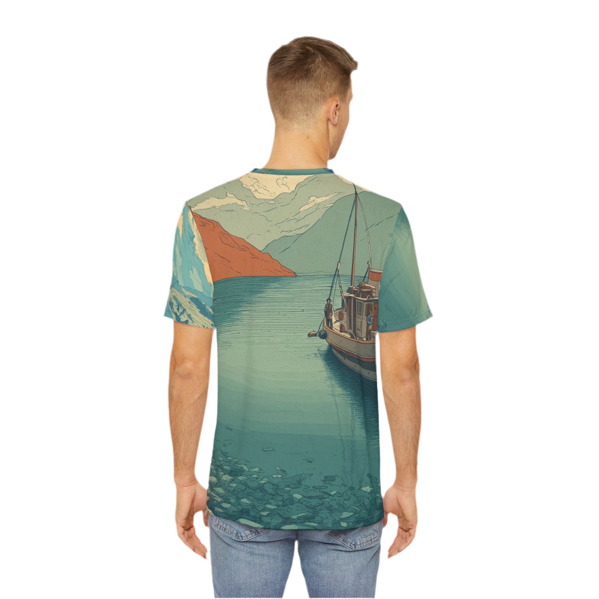 Männer Shirt "Scenic Landscape", Below & Beyond No. 01