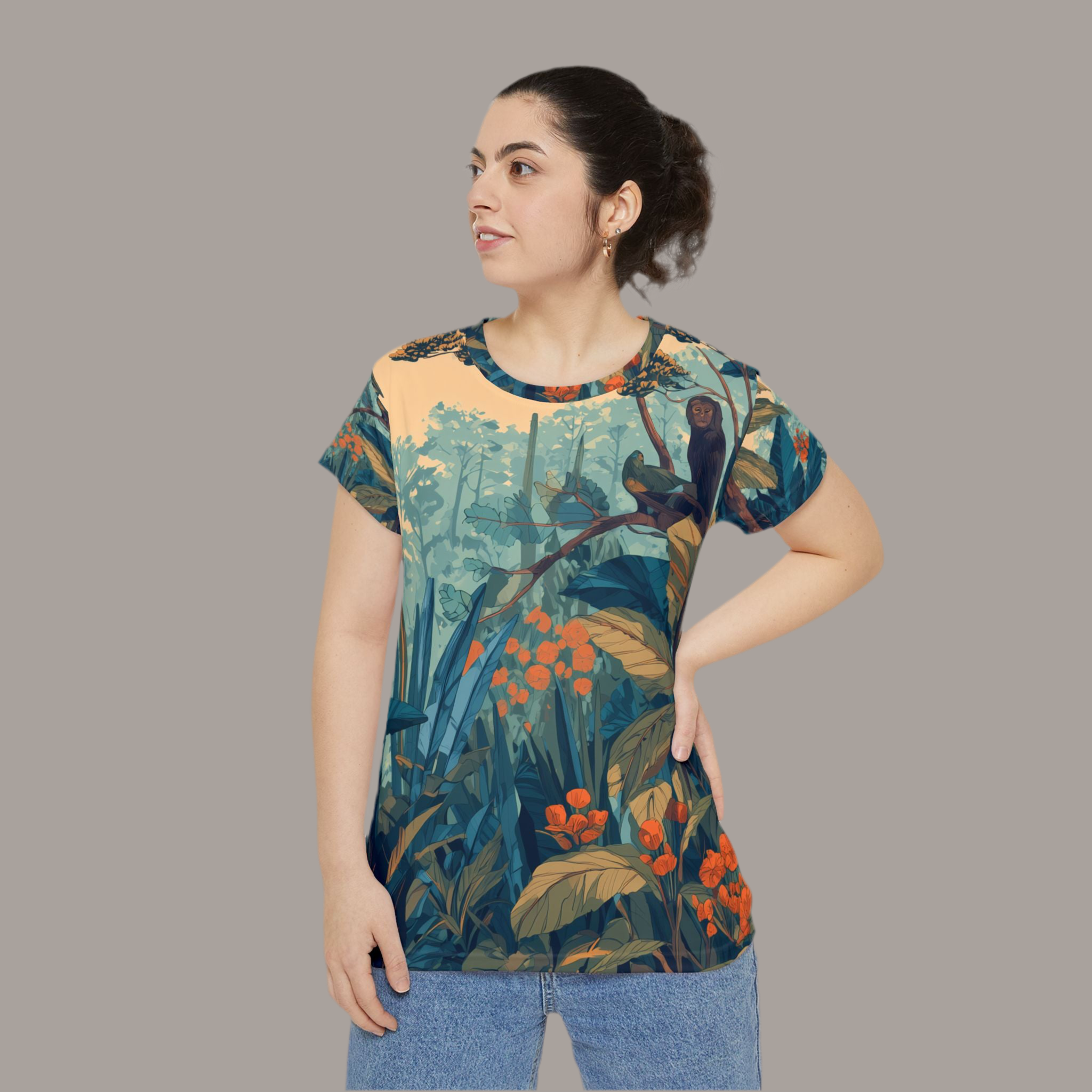 Maison Verne Damen Shirt "Canopy Watcher" - Wilderness Whisper No. 69
