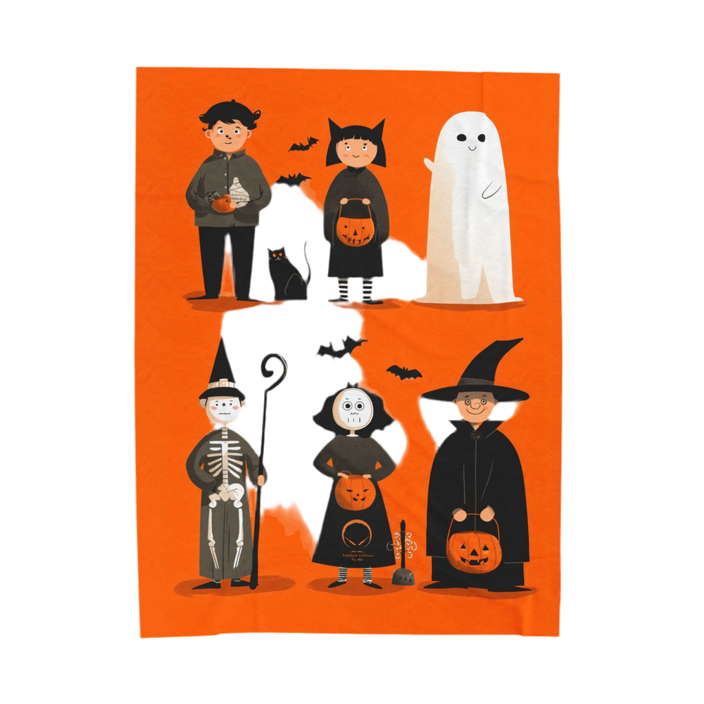 Maison Verne Halloween Ltd. Edition Velours-Kuscheldecke - 🎃👻 Wicked Elegance No. 87 👻🎃