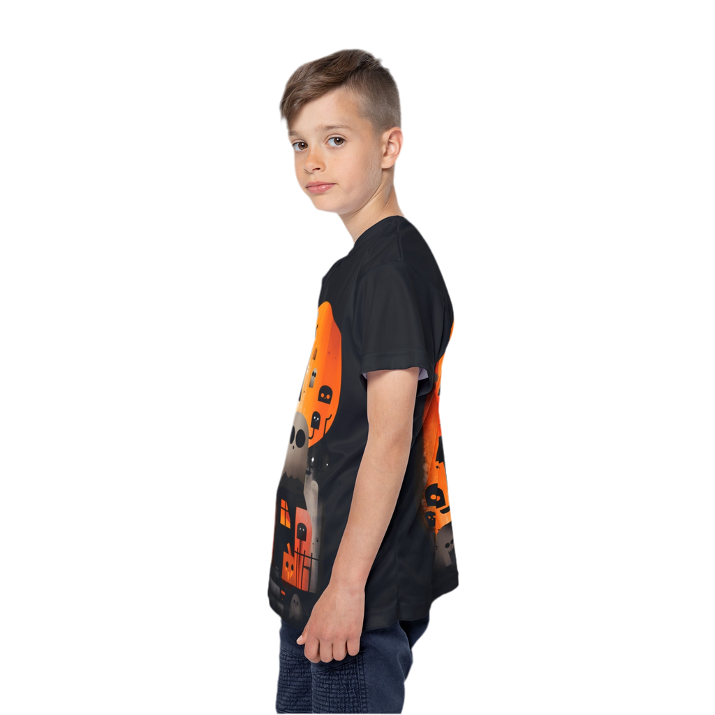 Maison Verne Halloween Ltd. Edition Kinder Shirt "Haunted Manor" - 🎃👻 Wicked Elegance No. 58👻🎃