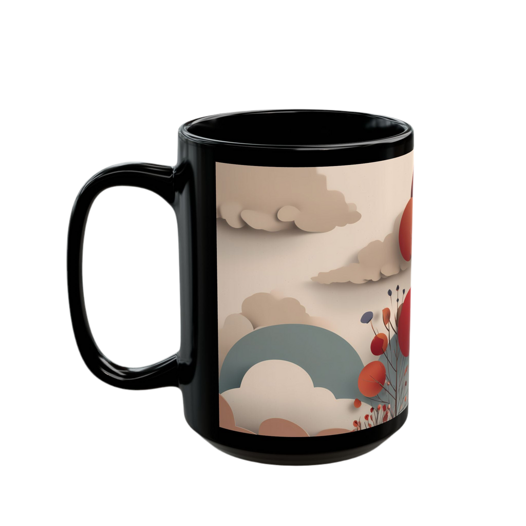 Coffee cup "Amber Horizon" - Golden Autumn No. 72