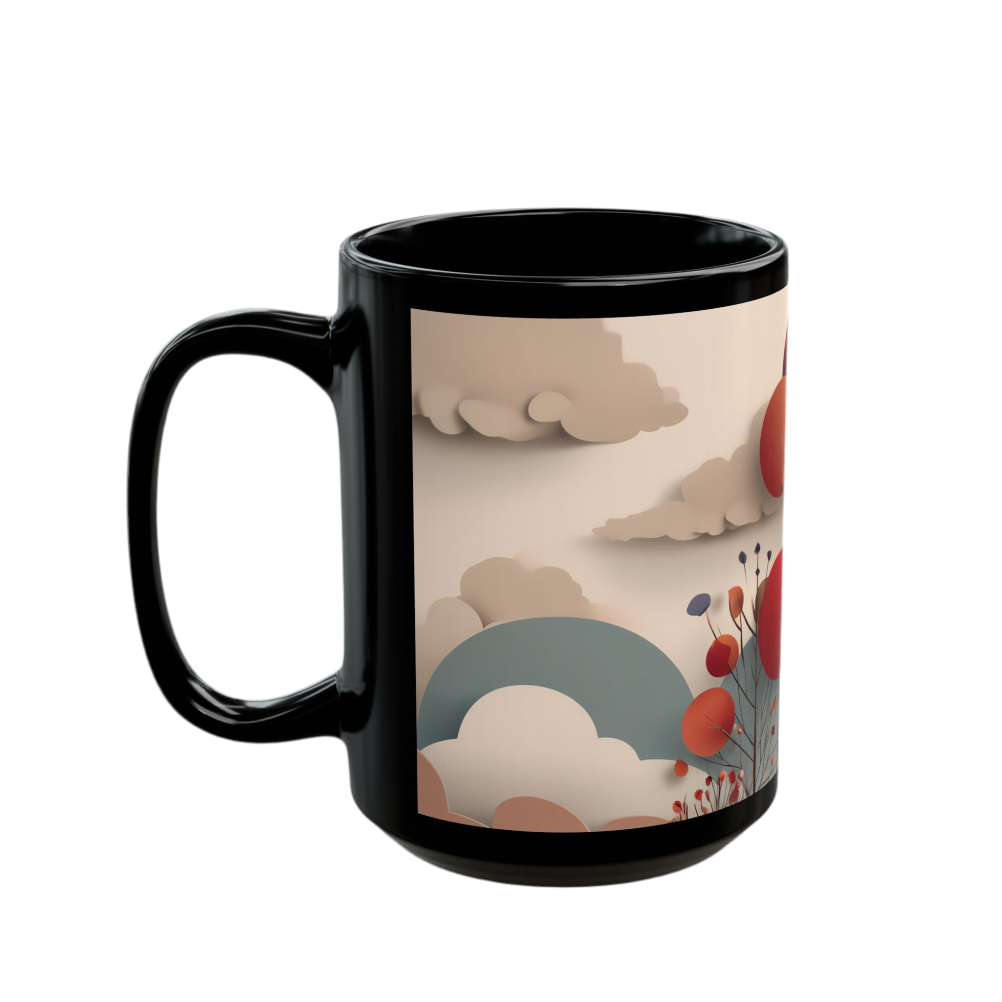 Coffee cup "Amber Horizon" - Golden Autumn No. 72