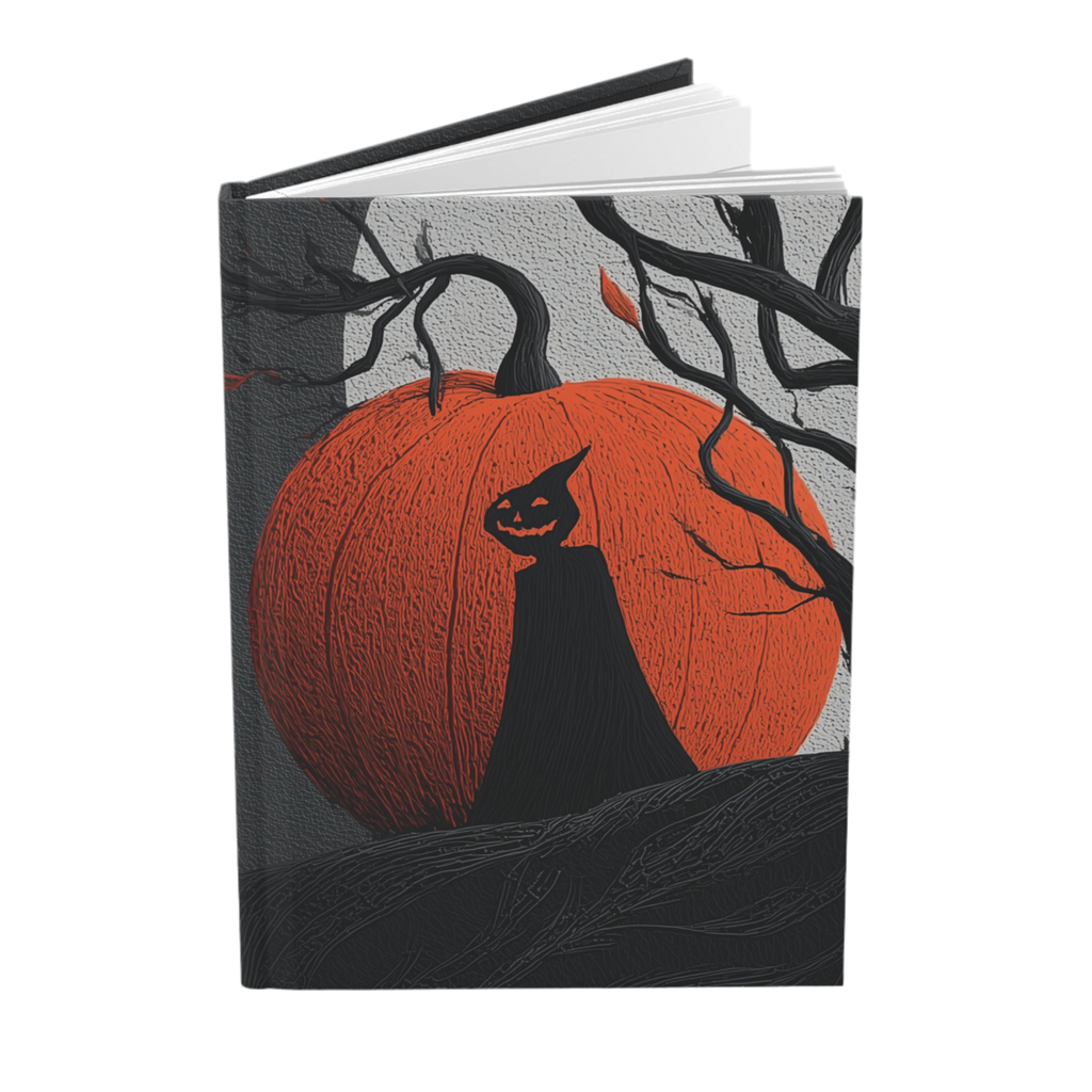 Maison Verne Halloween Ltd. Edition Hardcover Journal "Pumpkin Shadow" - 🎃👻 Wicked Elegance No. 02 👻🎃