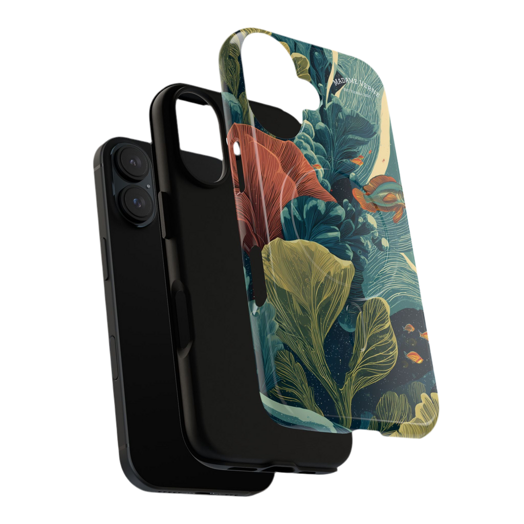 Maison Verne MagSafe iPhone-Schutzhülle "Celestial Reef" - Cosmic Botanicals No. 66