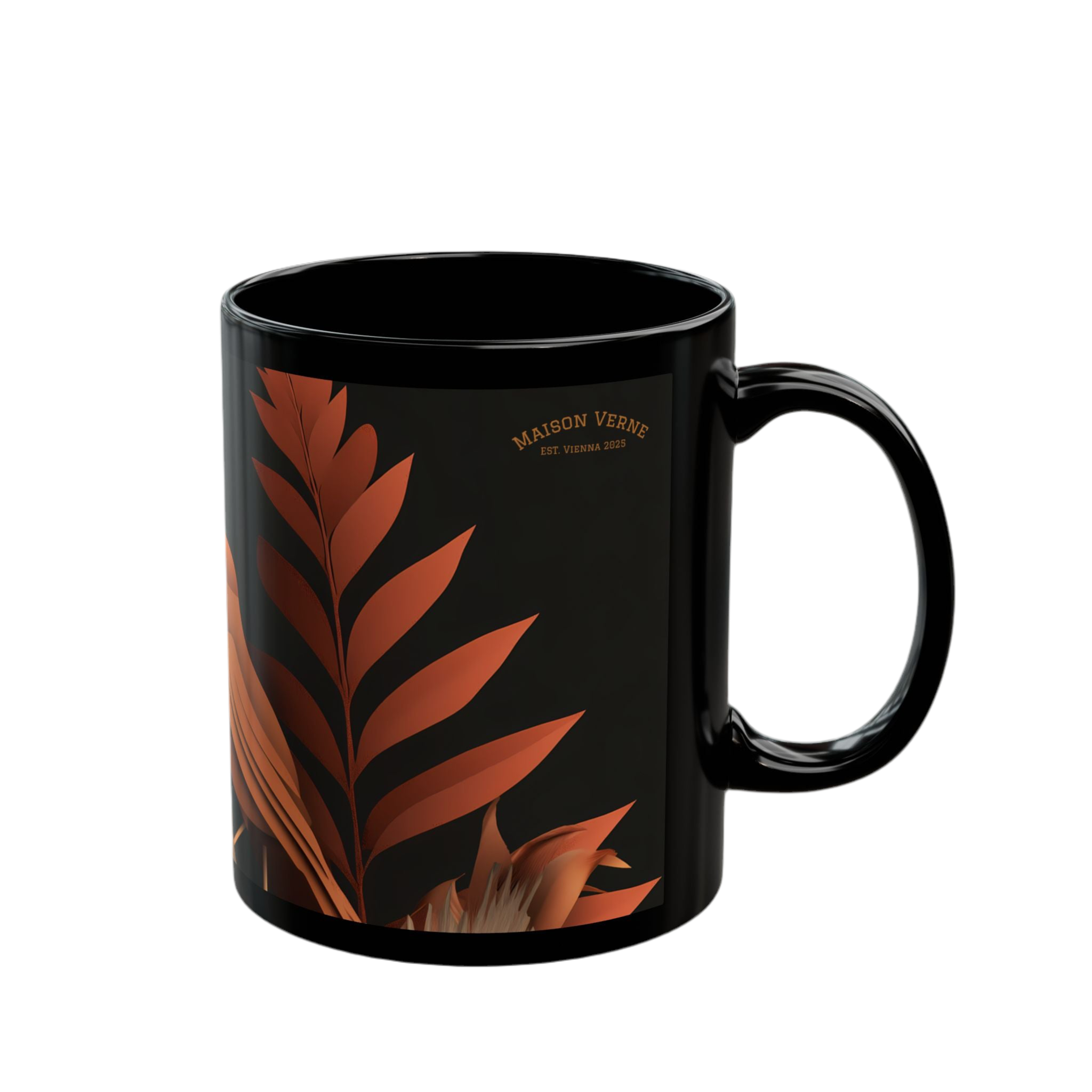 Coffee cup "Amber Serenade" - Golden Autumn No. 07