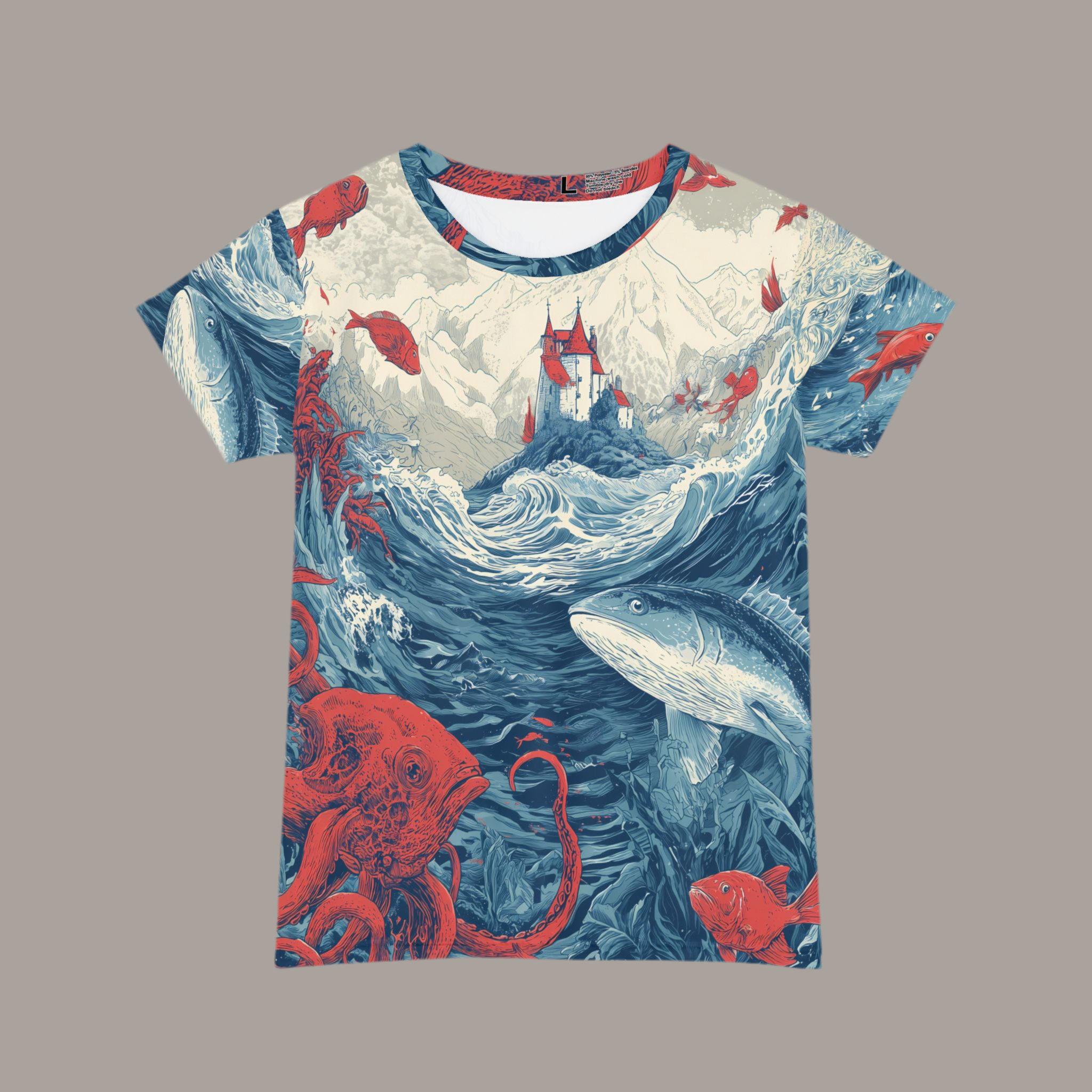 Women's Shirt "Kingdom beneath the Waves" - Opal Depths No. 26