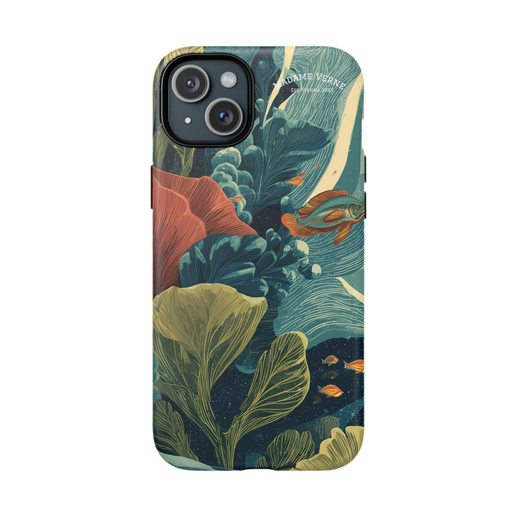 Maison Verne MagSafe iPhone-Schutzhülle "Celestial Reef" - Cosmic Botanicals No. 66