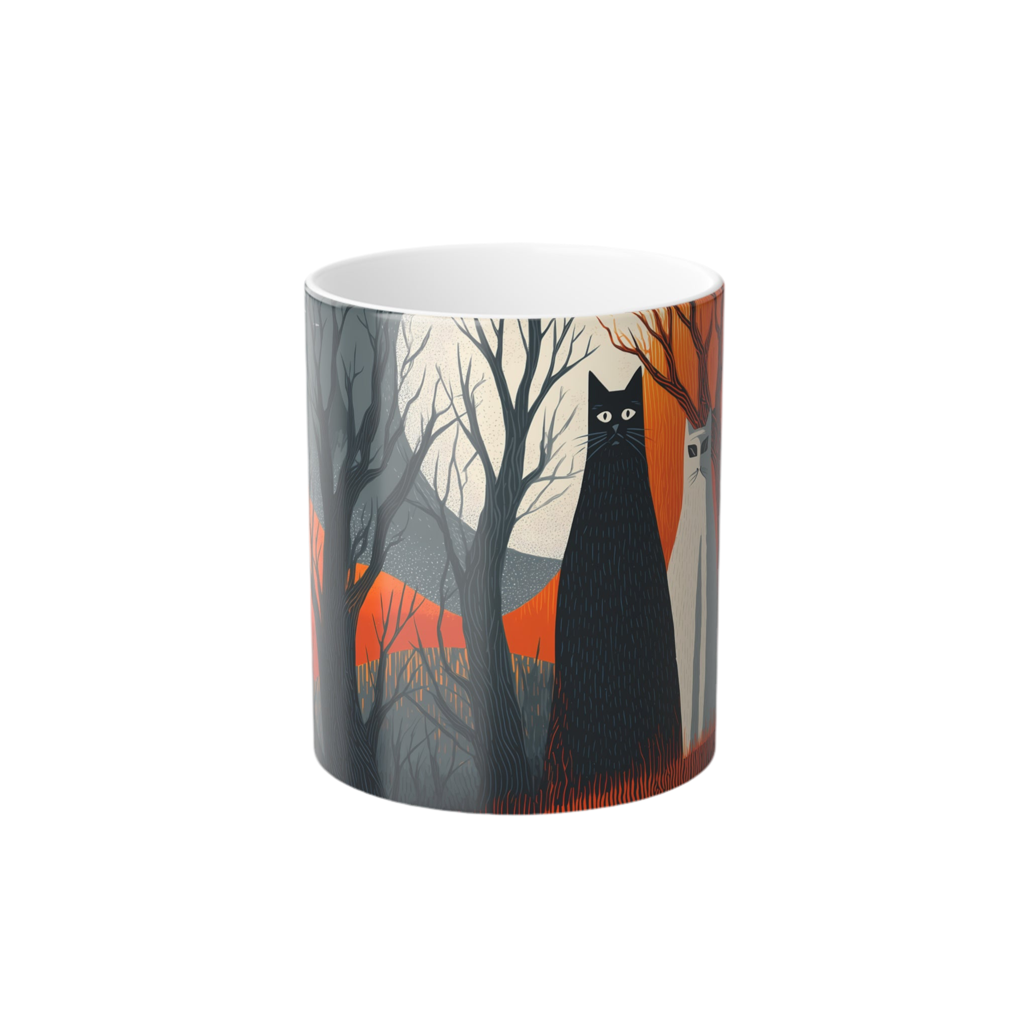 Maison Verne Halloween Ltd. Edition Zaubertasse "Silent Guardians" - - 🎃👻 Wicked Elegance No. 45 👻🎃
