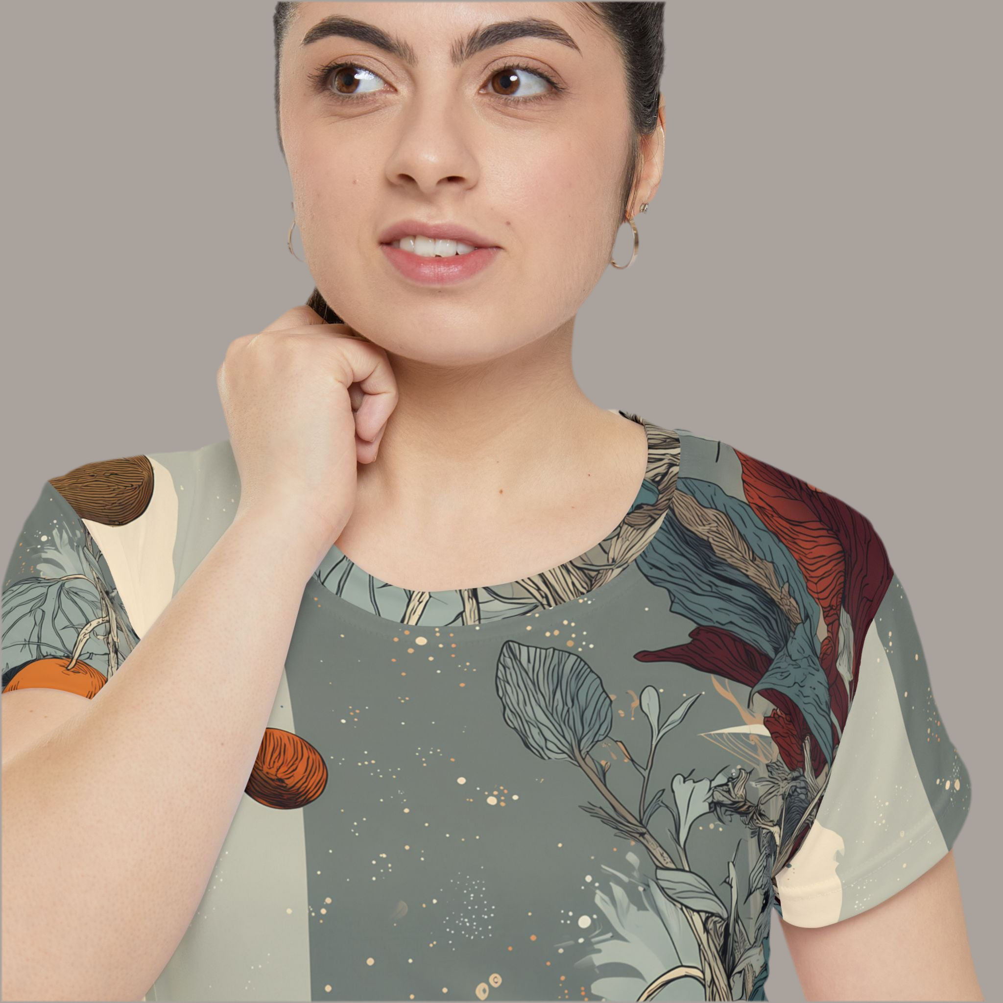 Maison Verne Damen Shirt "Stellar Harvest" - Cosmic Botanicals No. 51