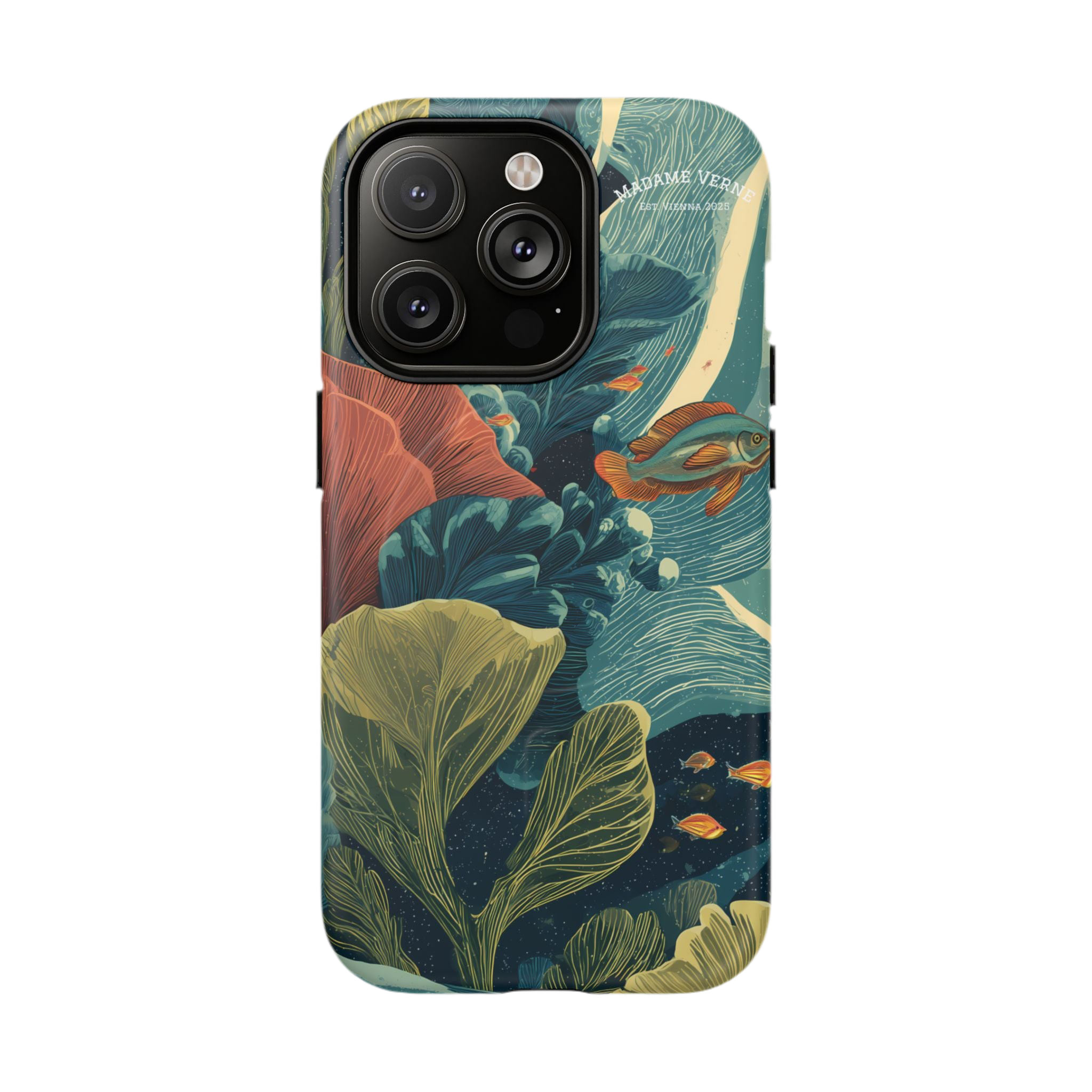 Maison Verne MagSafe iPhone-Schutzhülle "Celestial Reef" - Cosmic Botanicals No. 66