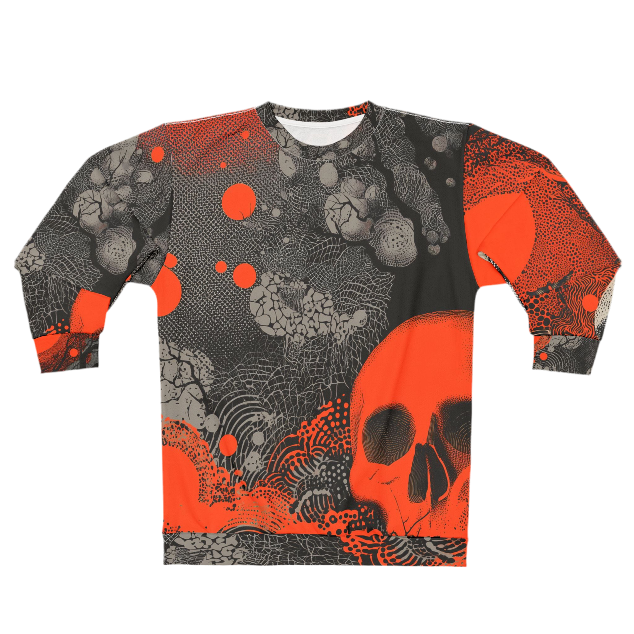 Maison Verne Halloween Ltd. Edition Sweatshirt "Crimson Eclipse" - 🎃👻 Wicked Elegance No. 54 👻🎃