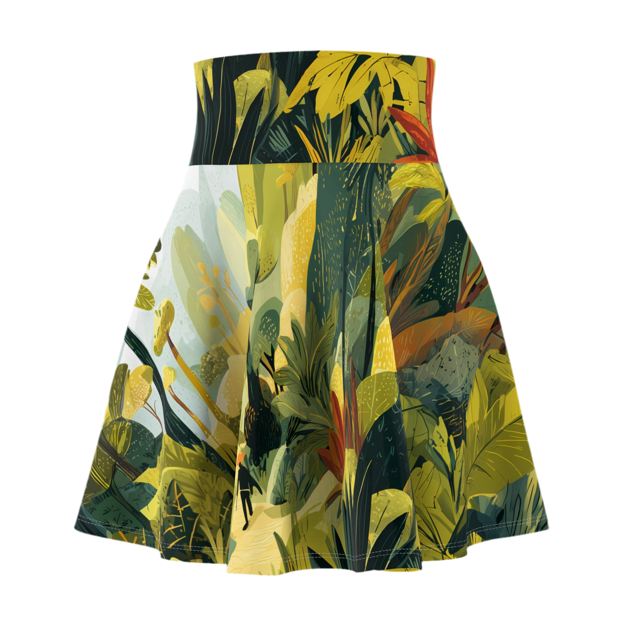 Skater skirt "Jungle Sonata" - Wilderness Whisper No. 77
