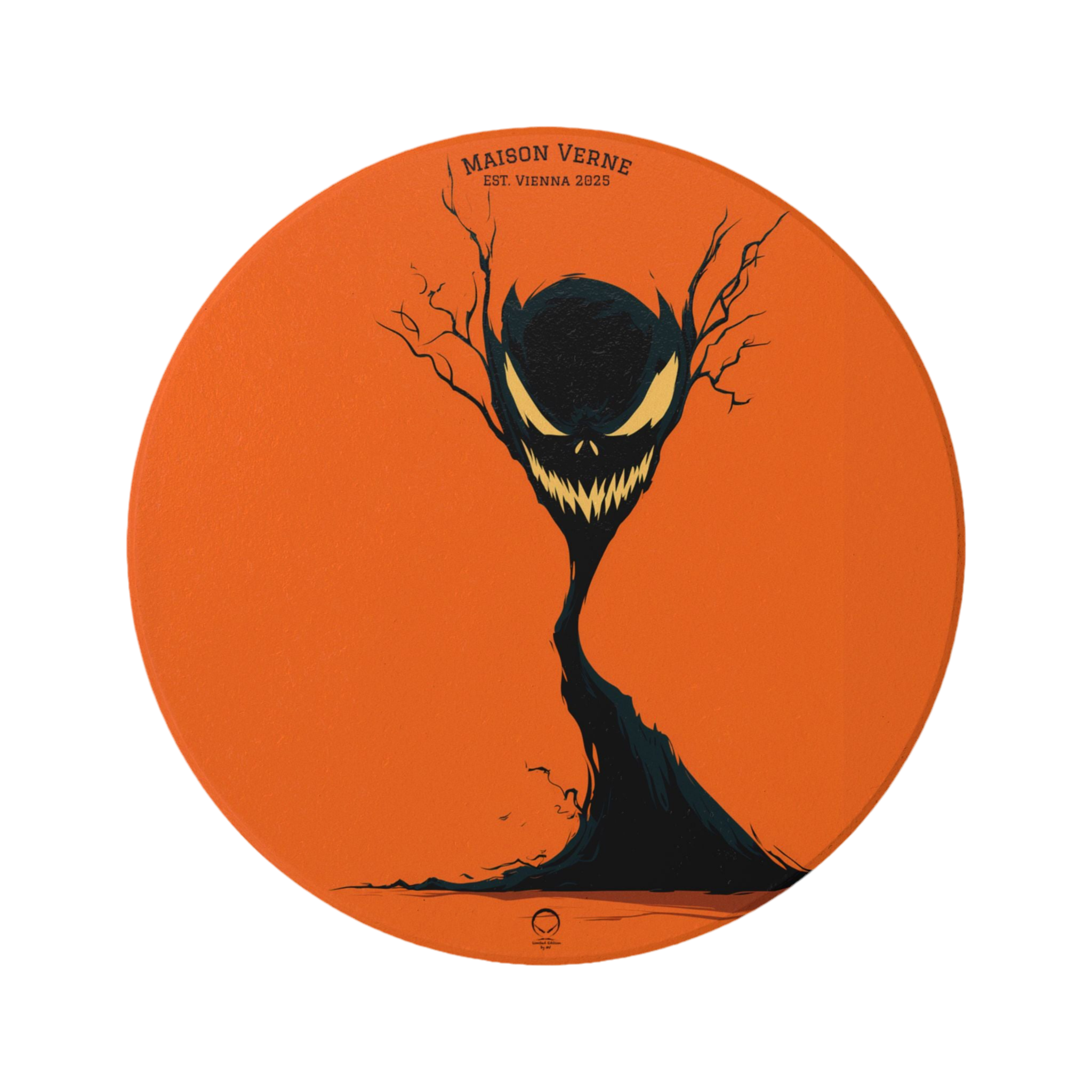 Maison Verne Halloween Ltd. Edition Keramik Untersetzer "The Grinning Tree" - 🎃👻 Wicked Elegance No. 26 👻🎃
