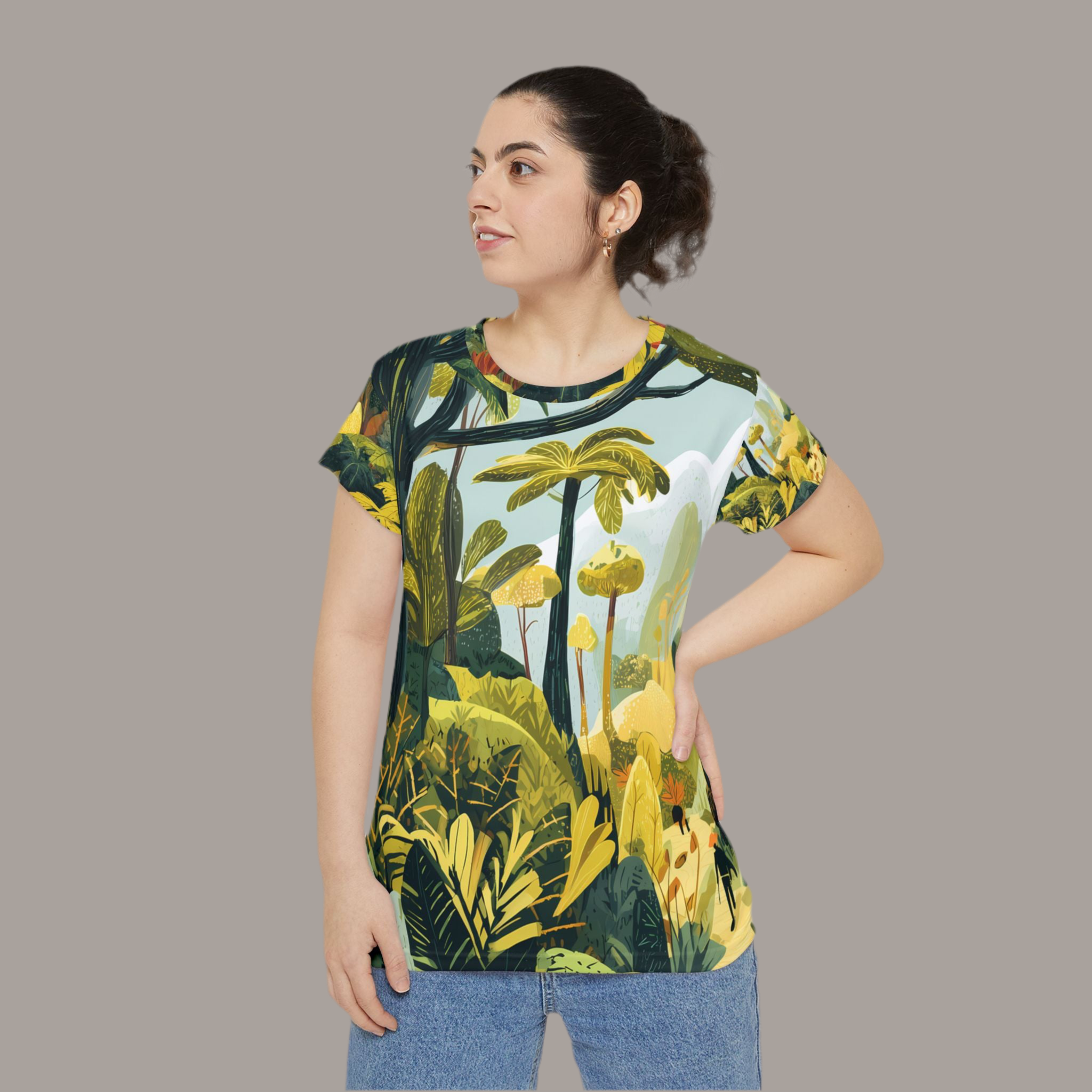 Maison Verne Damen Shirt "Jungle Sonata" - Wilderness Whisper No. 77