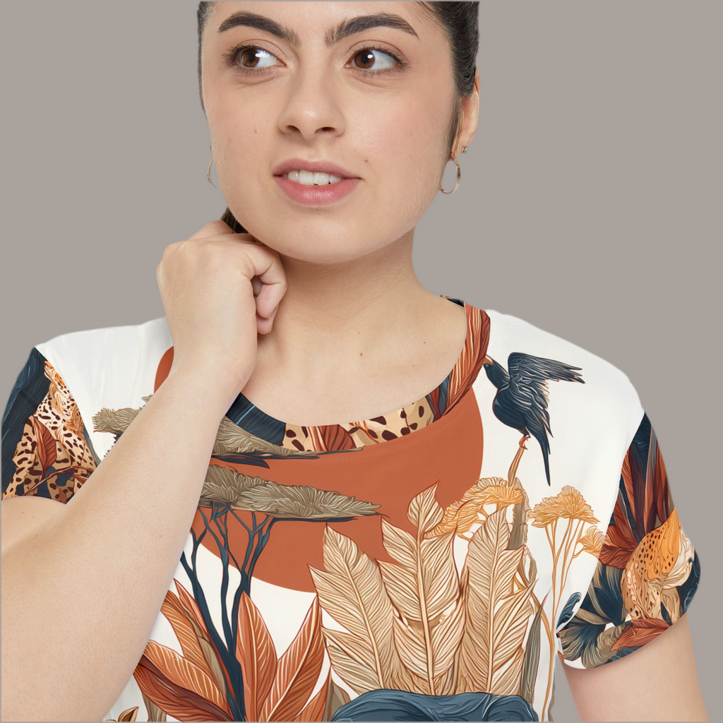 Maison Verne Damen Shirt "Savannah Royal" - Wilderness Whisper No. 07