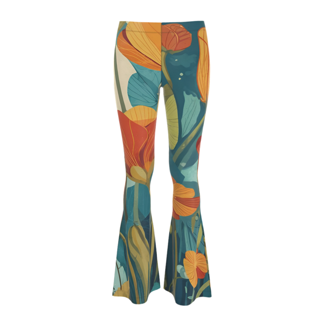 MV Couture Signature High Waisted Flare Leggings