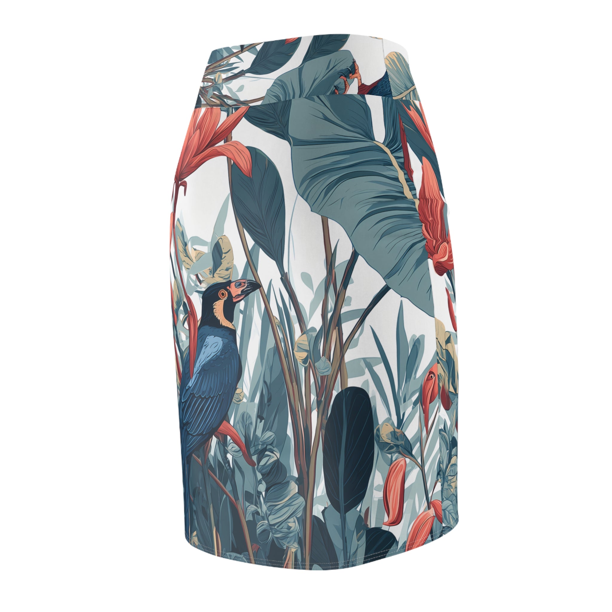 Plus Size Bleistiftrock "Tropical Reverie" - Wilderness Whisper No. 41