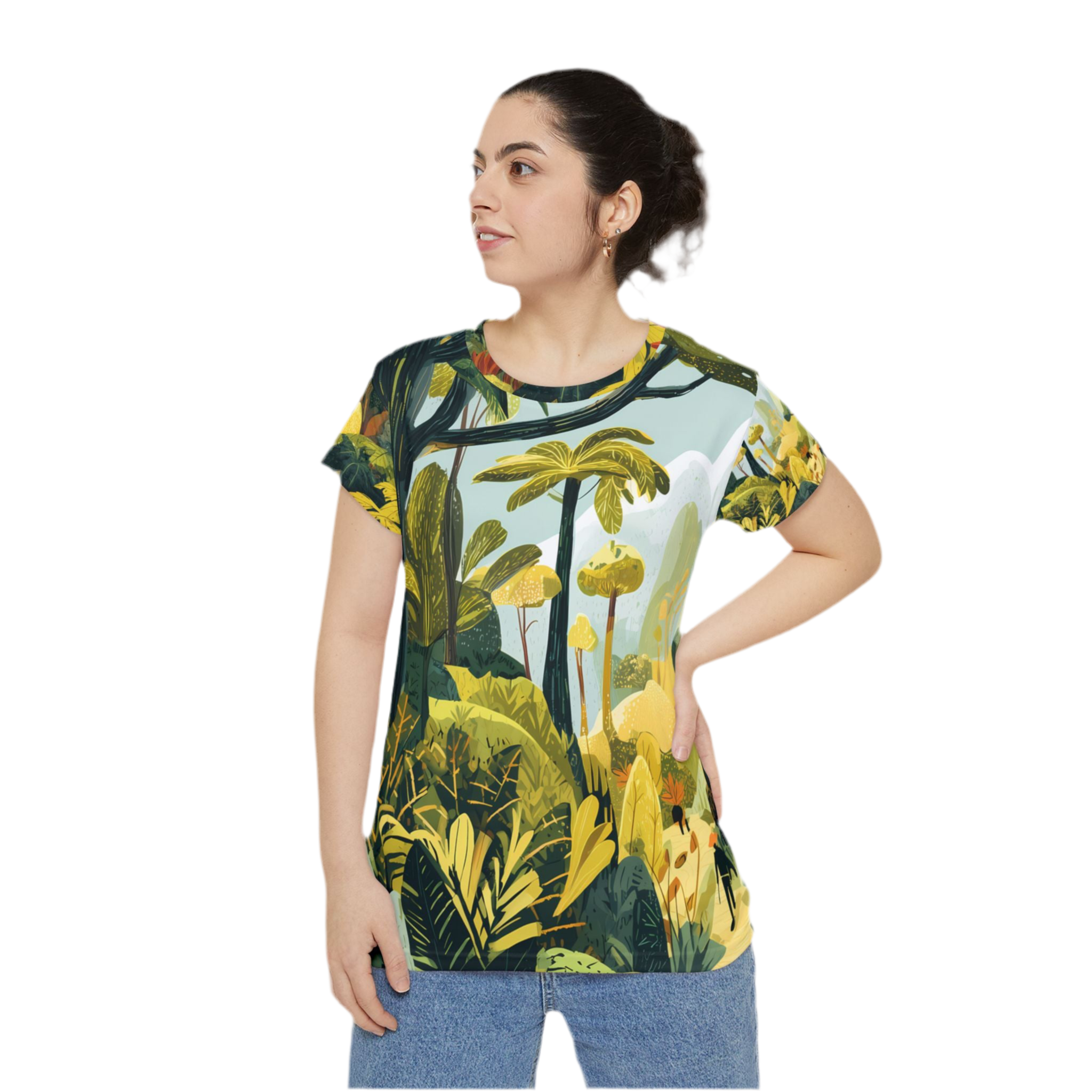 Women's Shirt "Jungle Sonata" - Wilderness Whisper No. 77